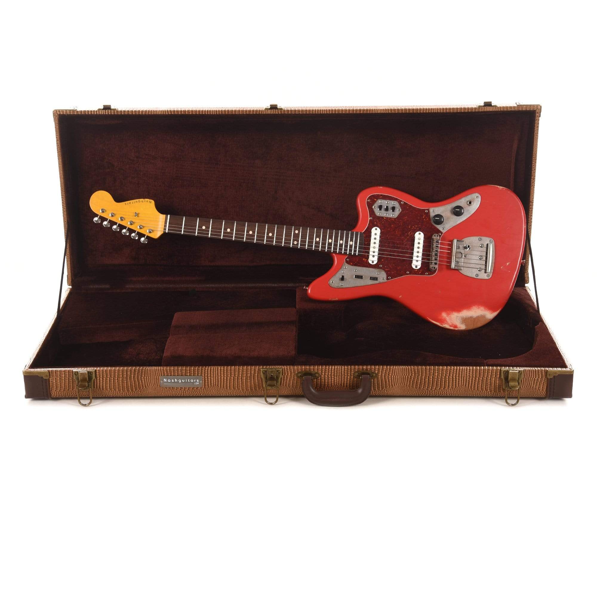 Nash JG-63 Dakota Red Medium Relic w/4-Ply Tortoise Pickguard & Lollar Pickups Electric Guitars / Solid Body