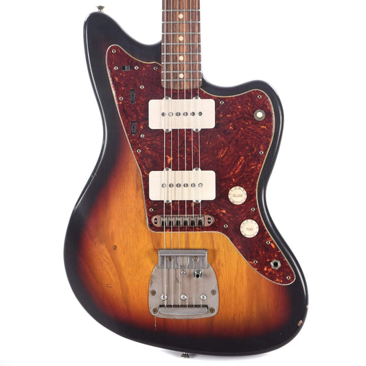 Nash JM-63 3-Tone Sunburst Light Relic Ash w/Lollar Pickups & 4-Ply Tortoise Pickguard Electric Guitars / Solid Body