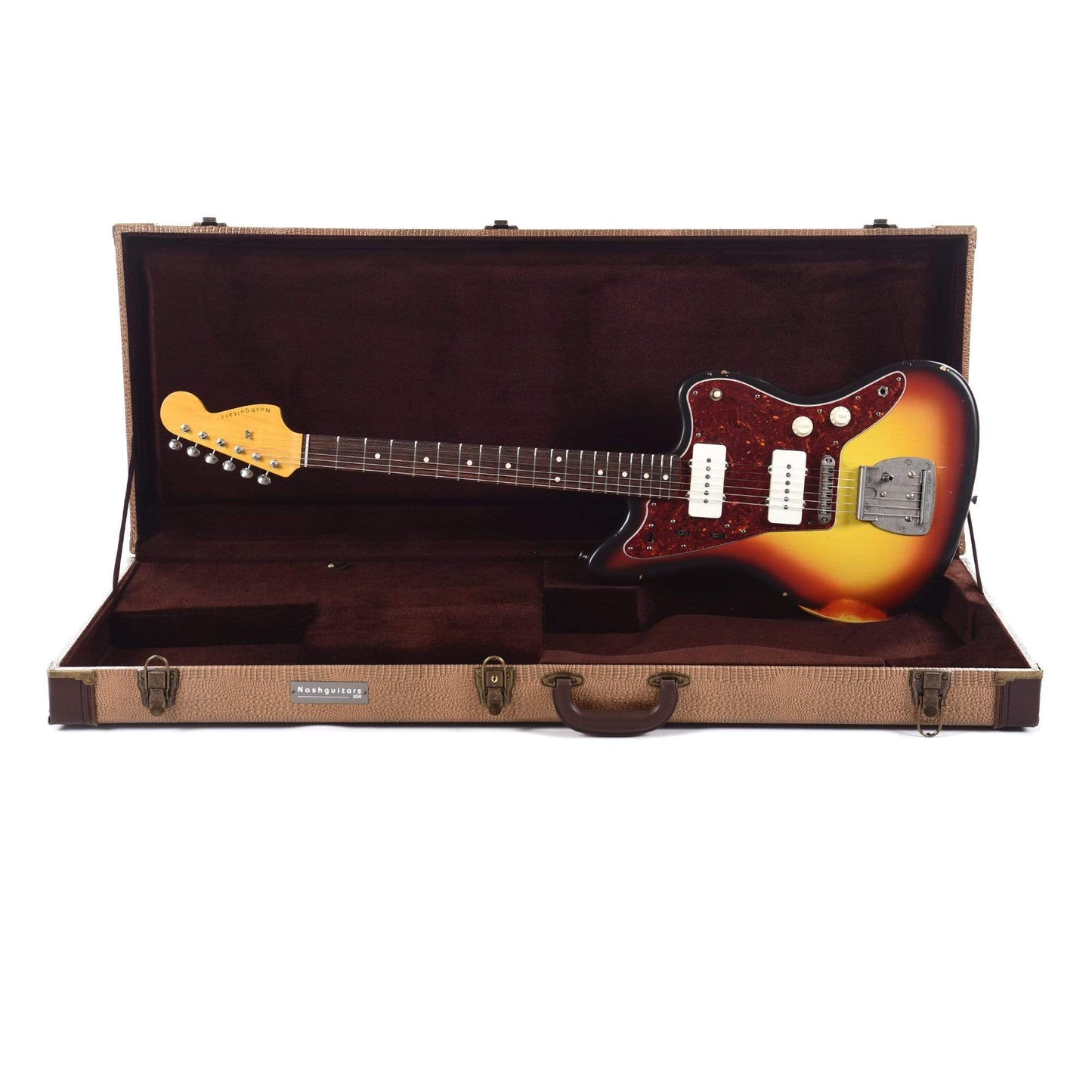 Nash JM-63 3-Tone Sunburst Light Relic w/Tortoise Pickguard & Lollar Pickups Electric Guitars / Solid Body