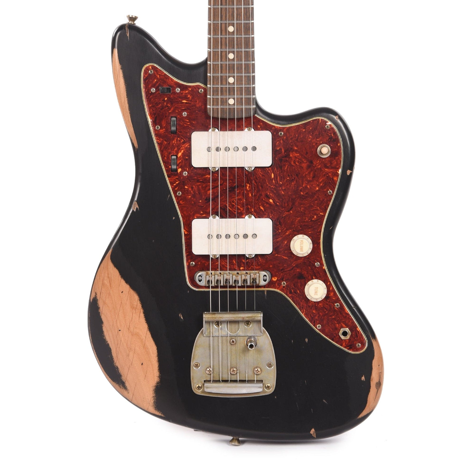 Nash JM-63 Black Heavy Relic w/4-Ply Tortoise Pickguard & Lollar Pickups Electric Guitars / Solid Body