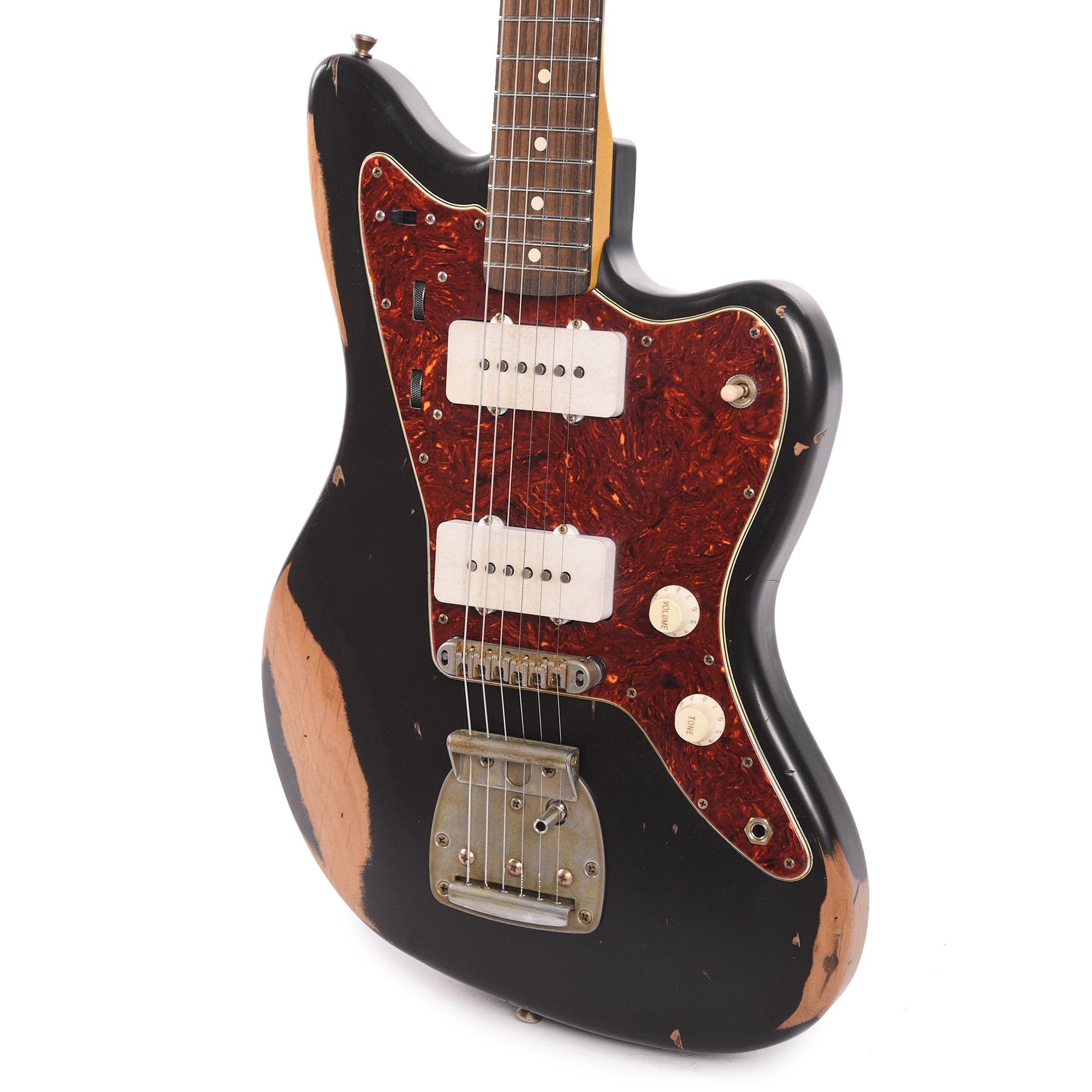 Nash JM-63 Black Heavy Relic w/4-Ply Tortoise Pickguard & Lollar Pickups Electric Guitars / Solid Body