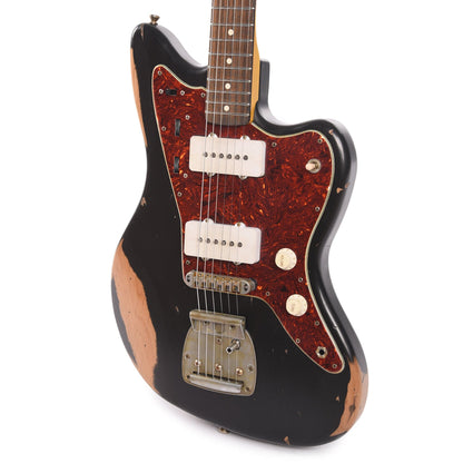 Nash JM-63 Black Heavy Relic w/4-Ply Tortoise Pickguard & Lollar Pickups Electric Guitars / Solid Body