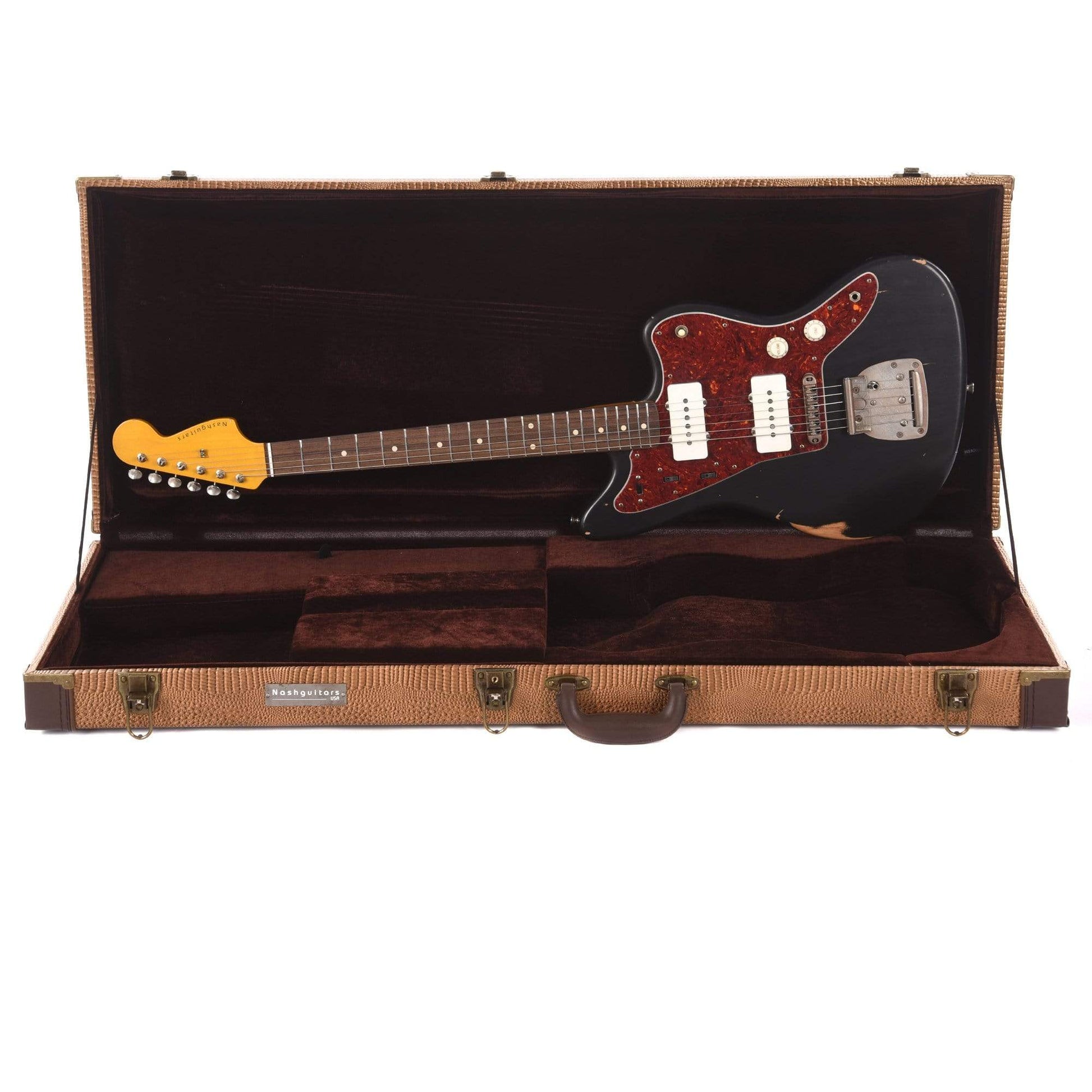 Nash JM-63 Black Light Relic w/4-Ply Tortoise Pickguard & Lollar Pickups Electric Guitars / Solid Body