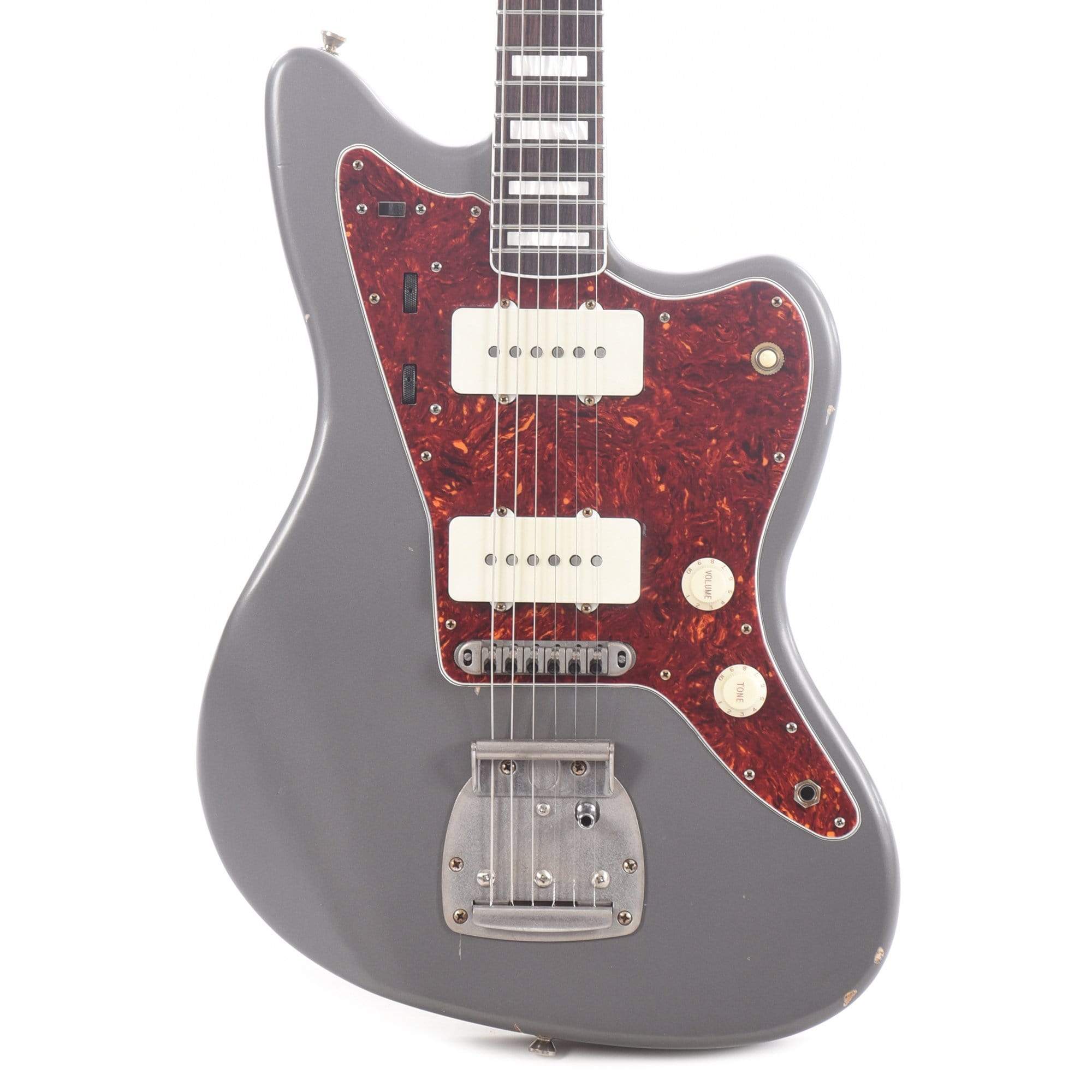 Nash JM-63 Charcoal Frost Light Relic Bound/Blocked w/4-Ply Tortoise Pickguard, Matching Headstock, Lollar Pickups Electric Guitars / Solid Body