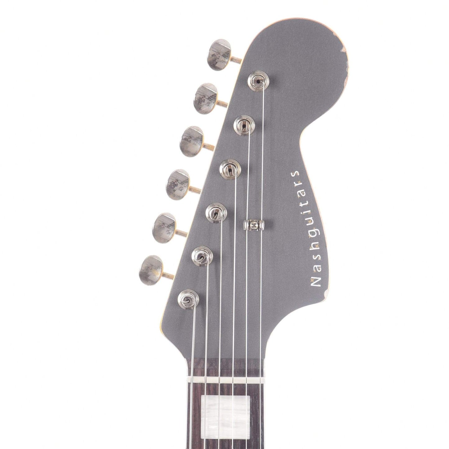 Nash JM-63 Charcoal Frost Light Relic Bound/Blocked w/4-Ply Tortoise Pickguard, Matching Headstock, Lollar Pickups Electric Guitars / Solid Body