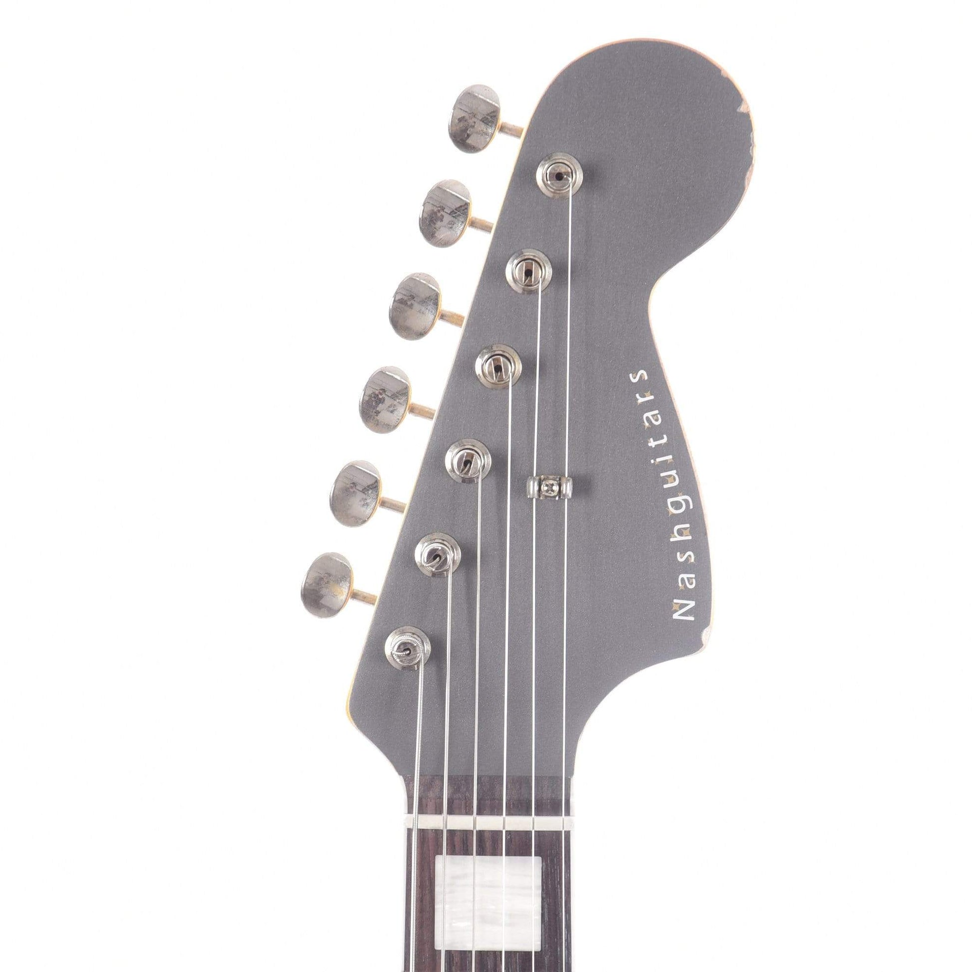 Nash JM-63 Charcoal Frost Light Relic Bound/Blocked w/4-Ply Tortoise Pickguard, Matching Headstock, Lollar Pickups Electric Guitars / Solid Body