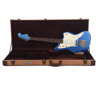 Nash JM-63 Lake Placid Blue Medium Relic w/3-Ply White Pickguard, Matching Headstock, Lollar Pickups Electric Guitars / Solid Body