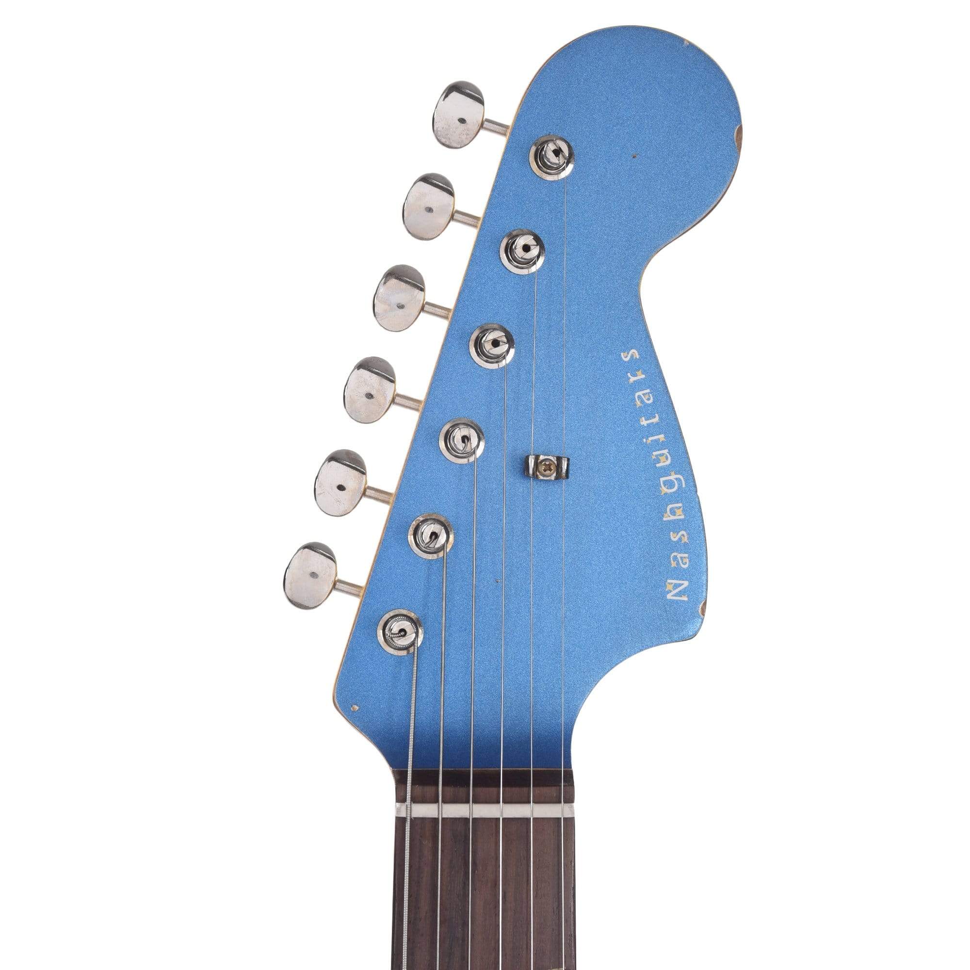 Nash JM-63 Lake Placid Blue Medium Relic w/3-Ply White Pickguard, Matching Headstock, Lollar Pickups Electric Guitars / Solid Body