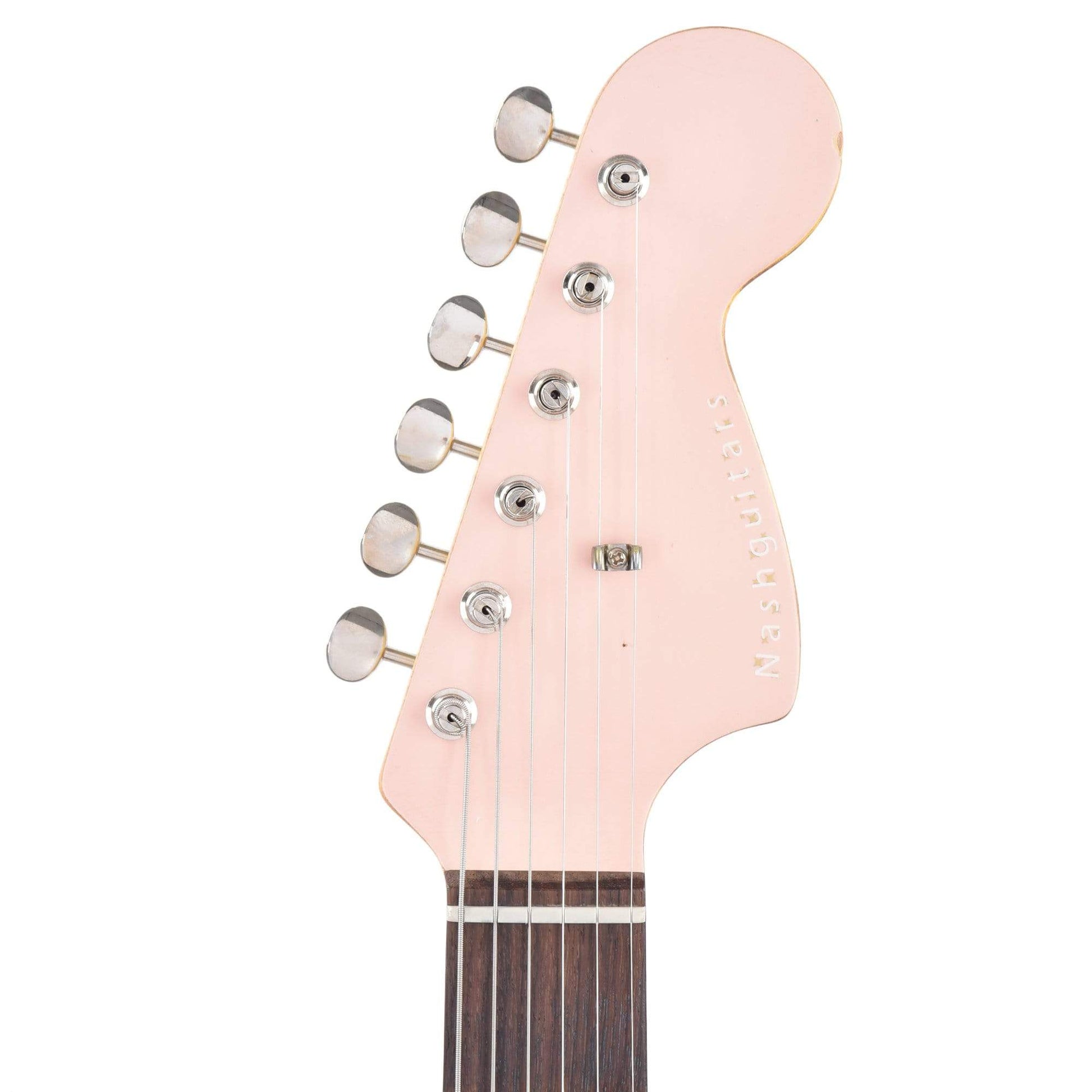 Nash JM-63 Shell Pink Light Relic w/3-Ply Mint Pickguard, Matching Headstock, Lollar Pickups Electric Guitars / Solid Body