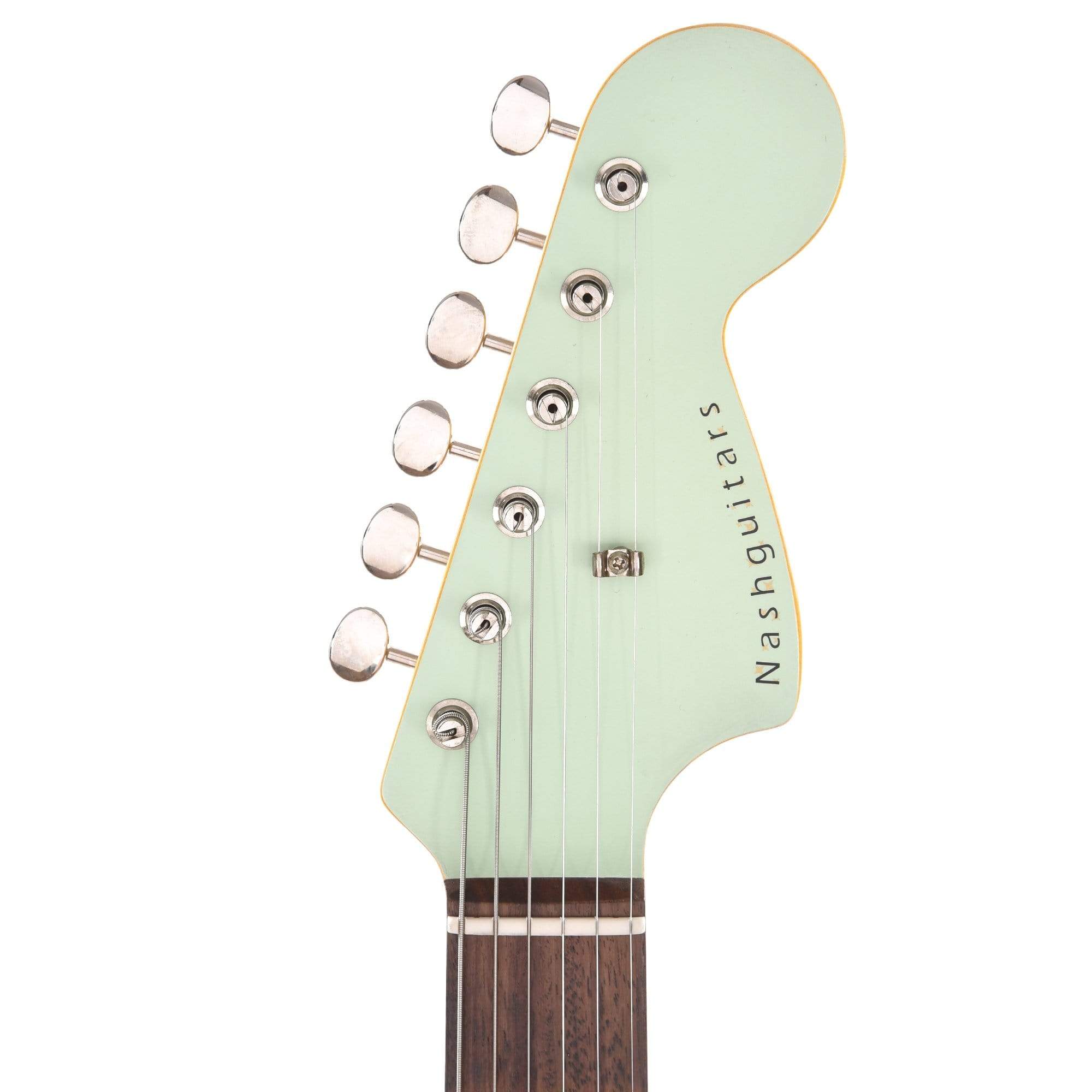 Nash JM-63 Surf Green Light Relic w/Lollar Pickups, Matching Headstock, & Hardshell Case Electric Guitars / Solid Body