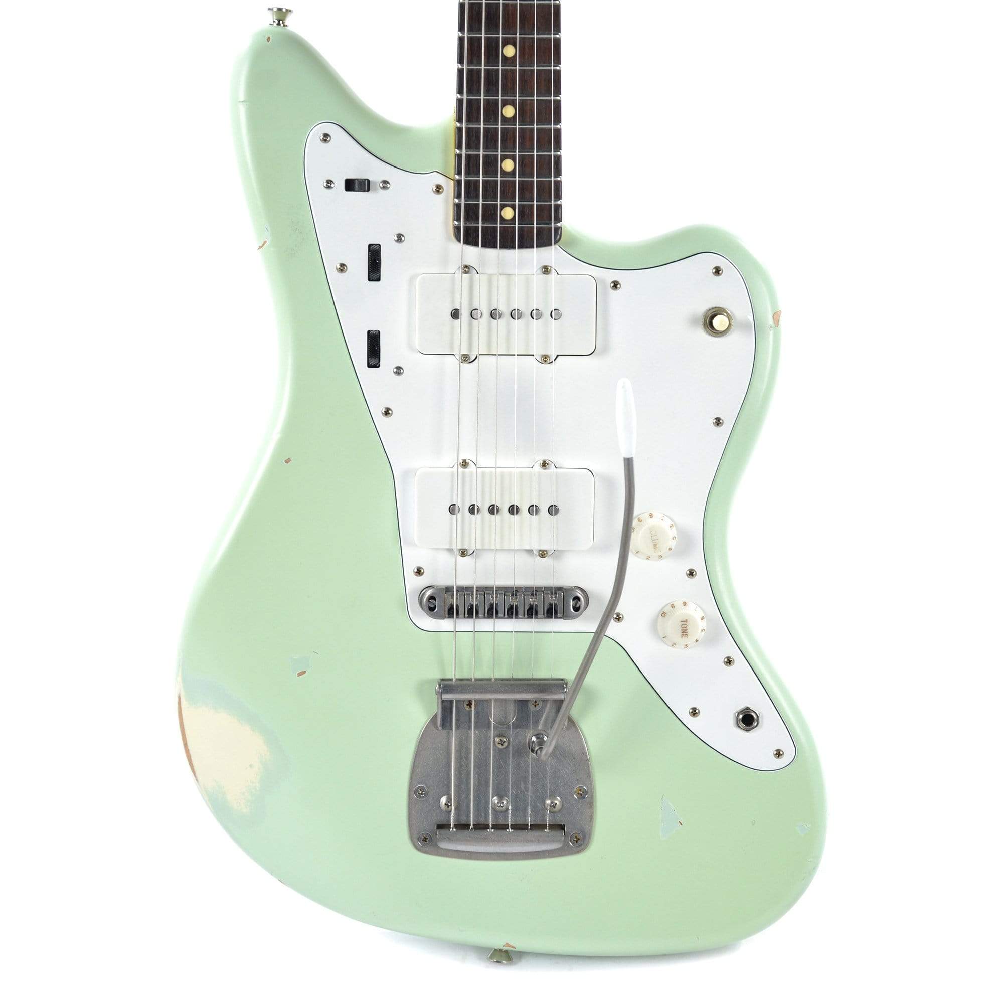Nash JM-63 Surf Green RW Light Relic w/3-Ply White Pickguard & Lollar Pickups Electric Guitars / Solid Body