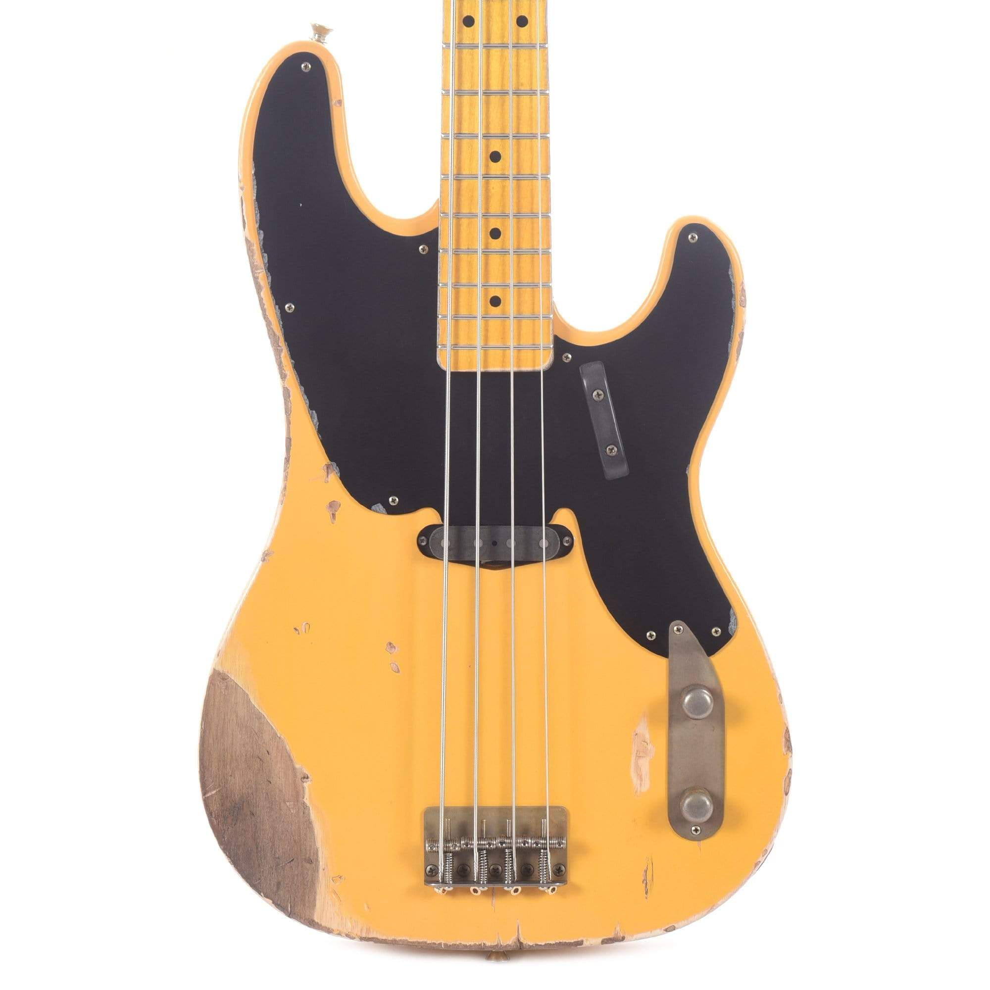 Nash PB-52 Butterscotch Blonde Heavy Relic w/1-Ply Black Pickguard & Lollar Pickup Electric Guitars / Solid Body