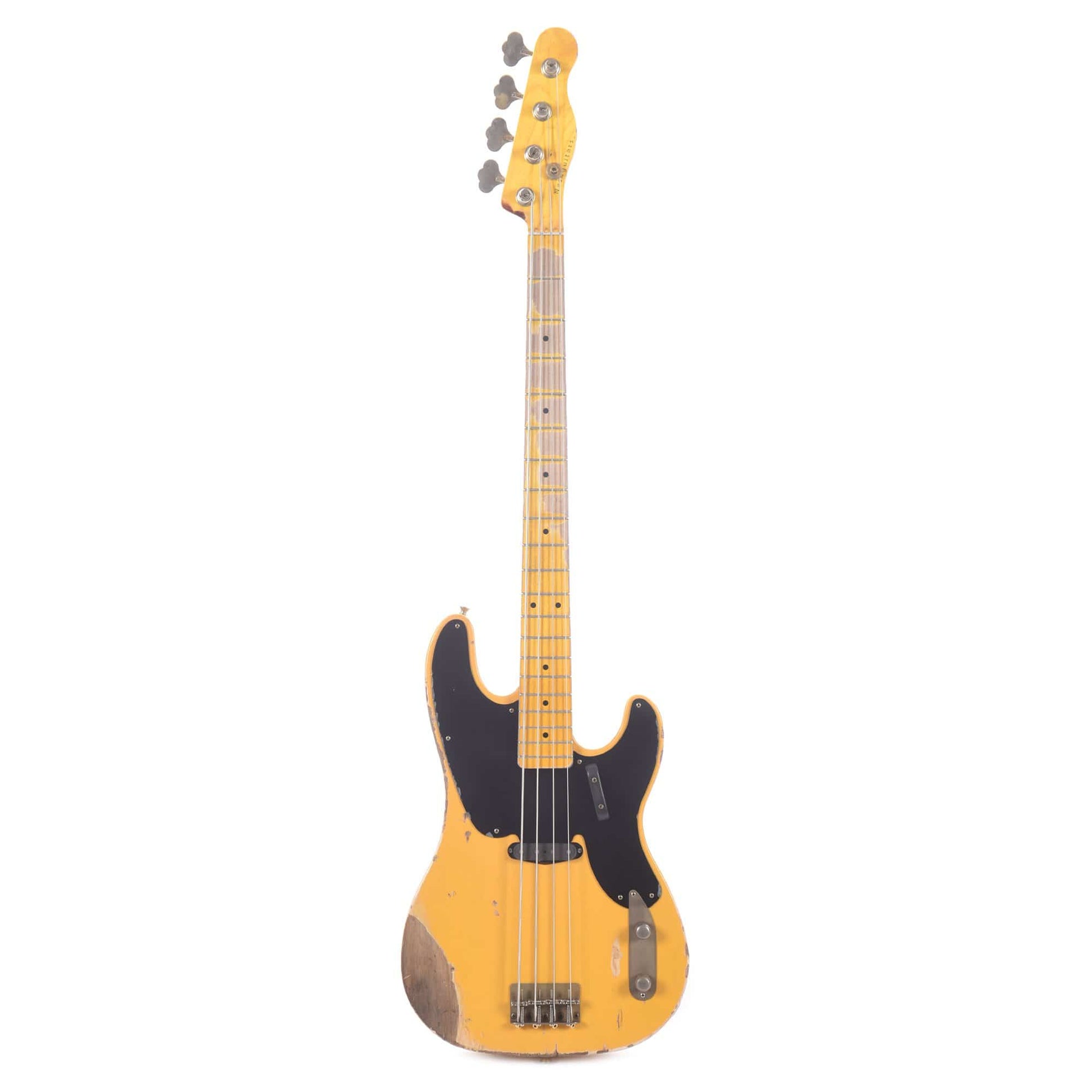 Nash PB-52 Butterscotch Blonde Heavy Relic w/1-Ply Black Pickguard & Lollar Pickup Electric Guitars / Solid Body