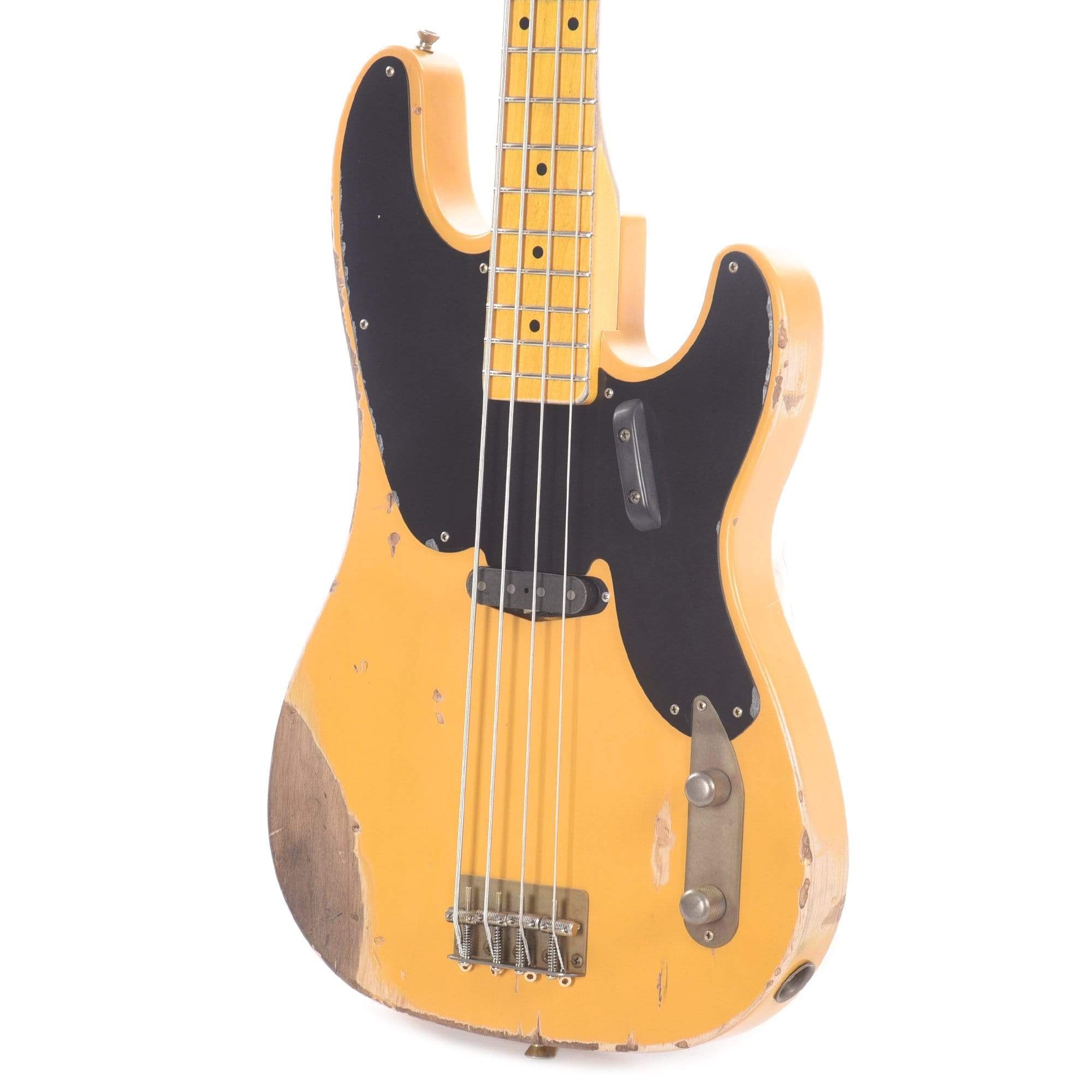 Nash PB-52 Butterscotch Blonde Heavy Relic w/1-Ply Black Pickguard & Lollar Pickup Electric Guitars / Solid Body