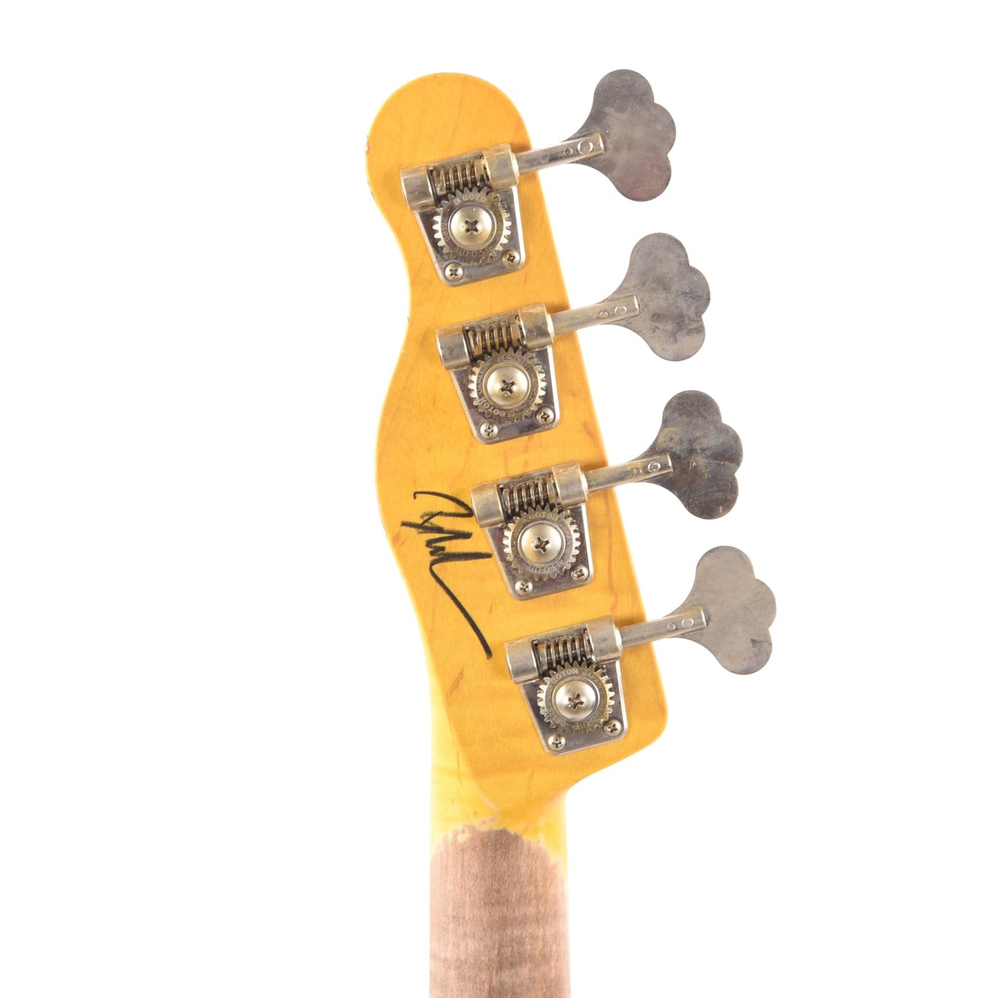 Nash PB-55 Black Heavy Relic w/1-Ply White Pickguard & Lollar Pickup Electric Guitars / Solid Body