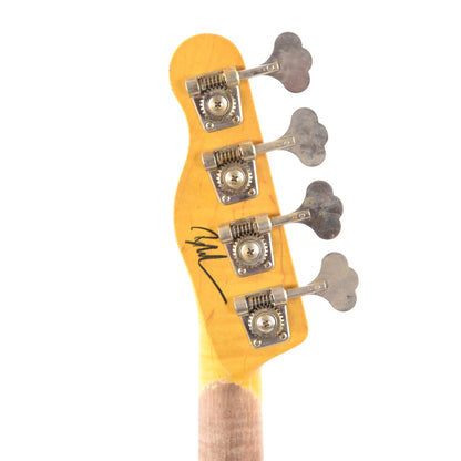 Nash PB-55 Black Heavy Relic w/1-Ply White Pickguard & Lollar Pickup Electric Guitars / Solid Body