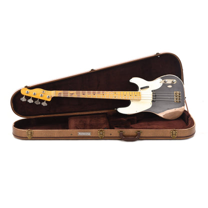 Nash PB-55 Black Heavy Relic w/1-Ply White Pickguard & Lollar Pickup Electric Guitars / Solid Body