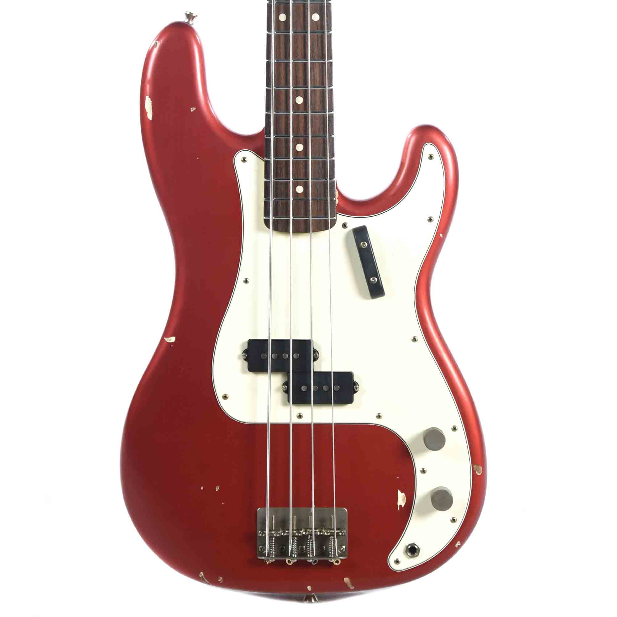 Nash PB-63 Ash Candy Apple Red Relic w/3-Ply White Pickguard & Lollar Pickups Electric Guitars / Solid Body