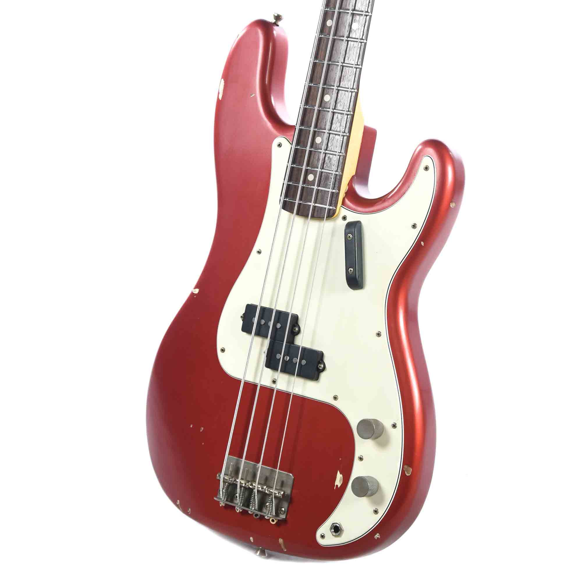 Nash PB-63 Ash Candy Apple Red Relic w/3-Ply White Pickguard & Lollar Pickups Electric Guitars / Solid Body