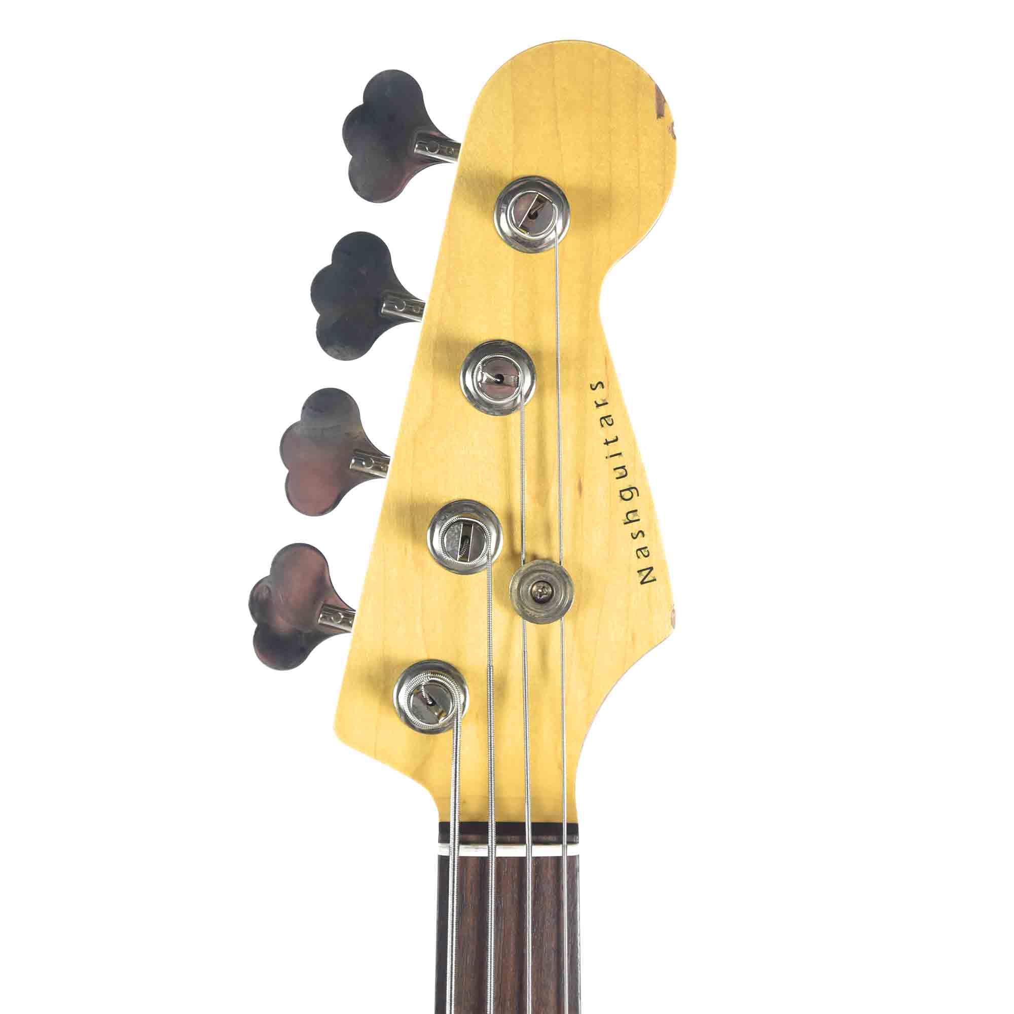 Nash PB-63 Ash Candy Apple Red Relic w/3-Ply White Pickguard & Lollar Pickups Electric Guitars / Solid Body