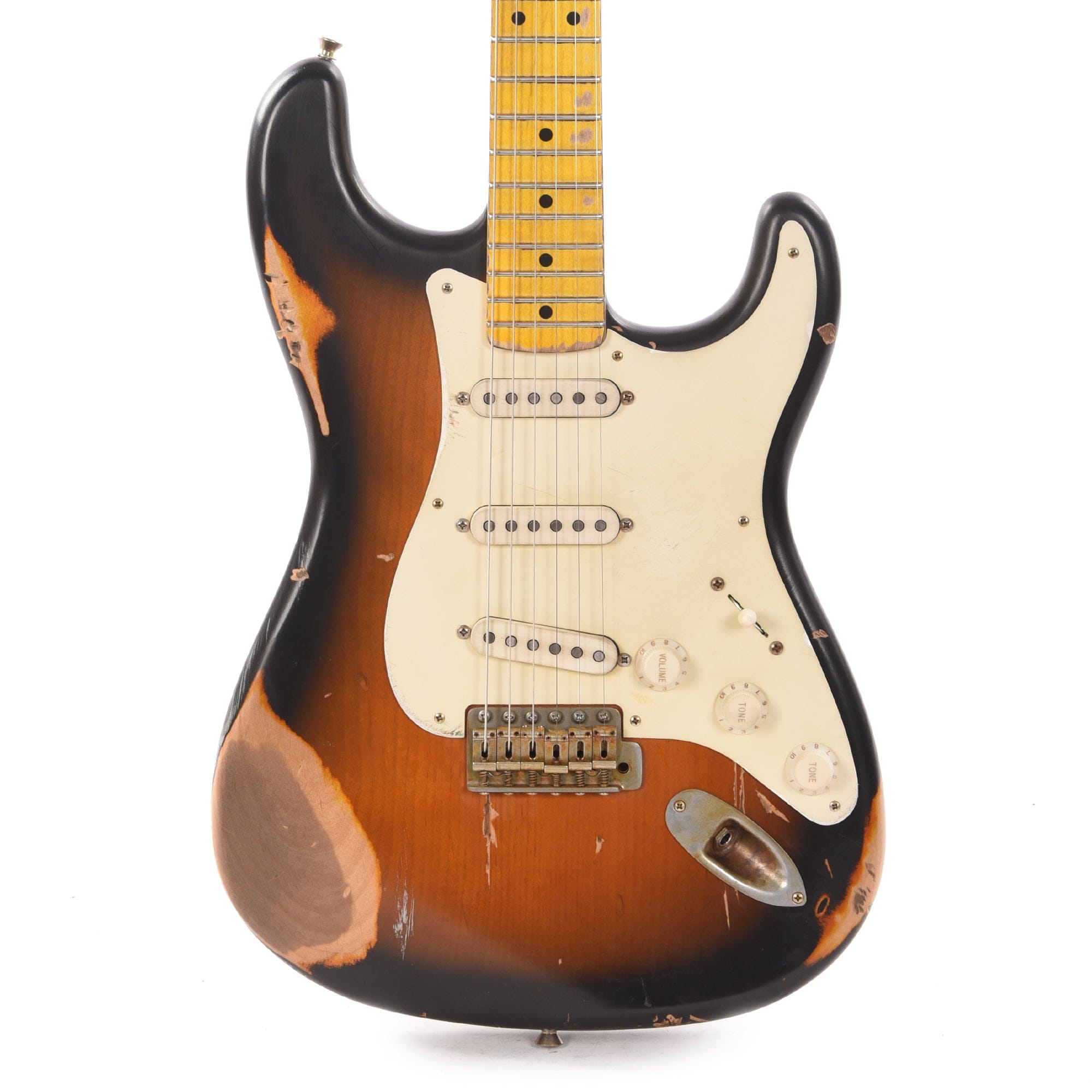 Nash S-57 2-Tone Sunburst Heavy Relic w/1-Ply White Pickguard & Lollar Pickups Electric Guitars / Solid Body
