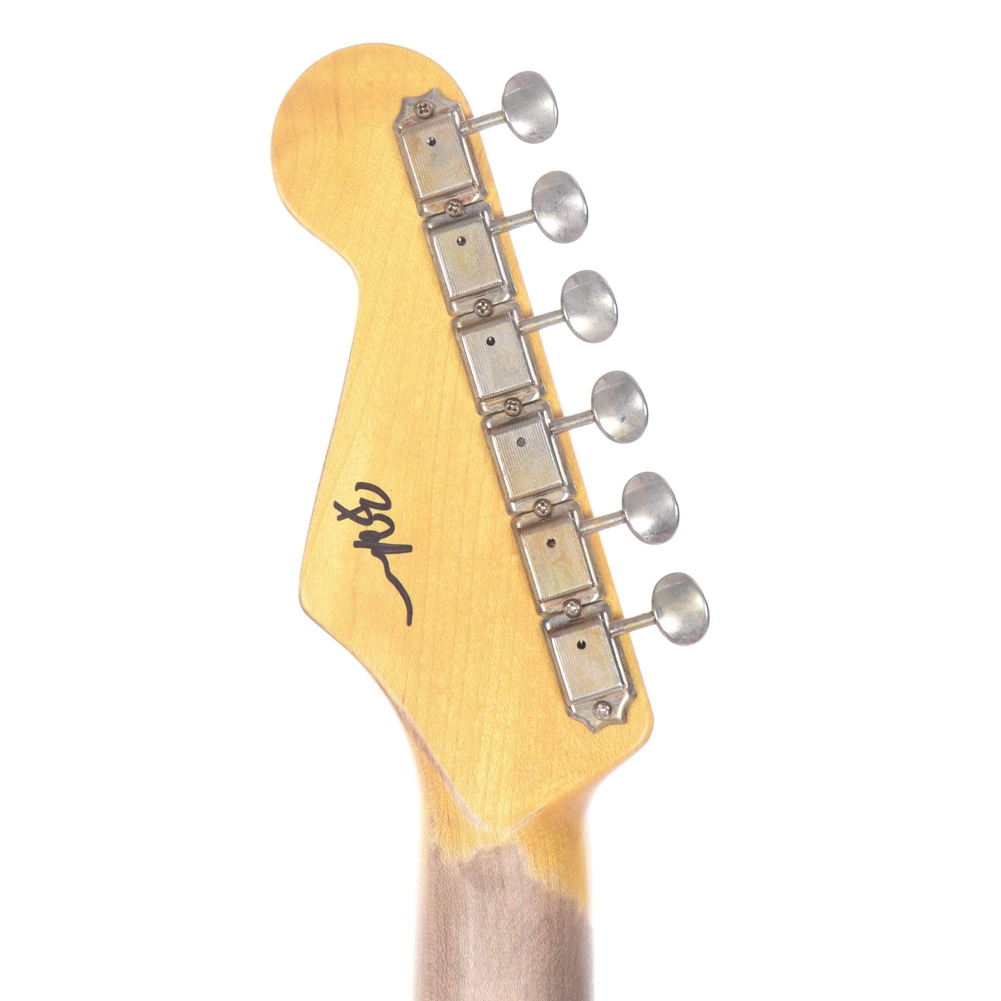 Nash S-57 Army Green Medium Relic w/Anodized Gold Pickguard & Lollar Pickups Electric Guitars / Solid Body