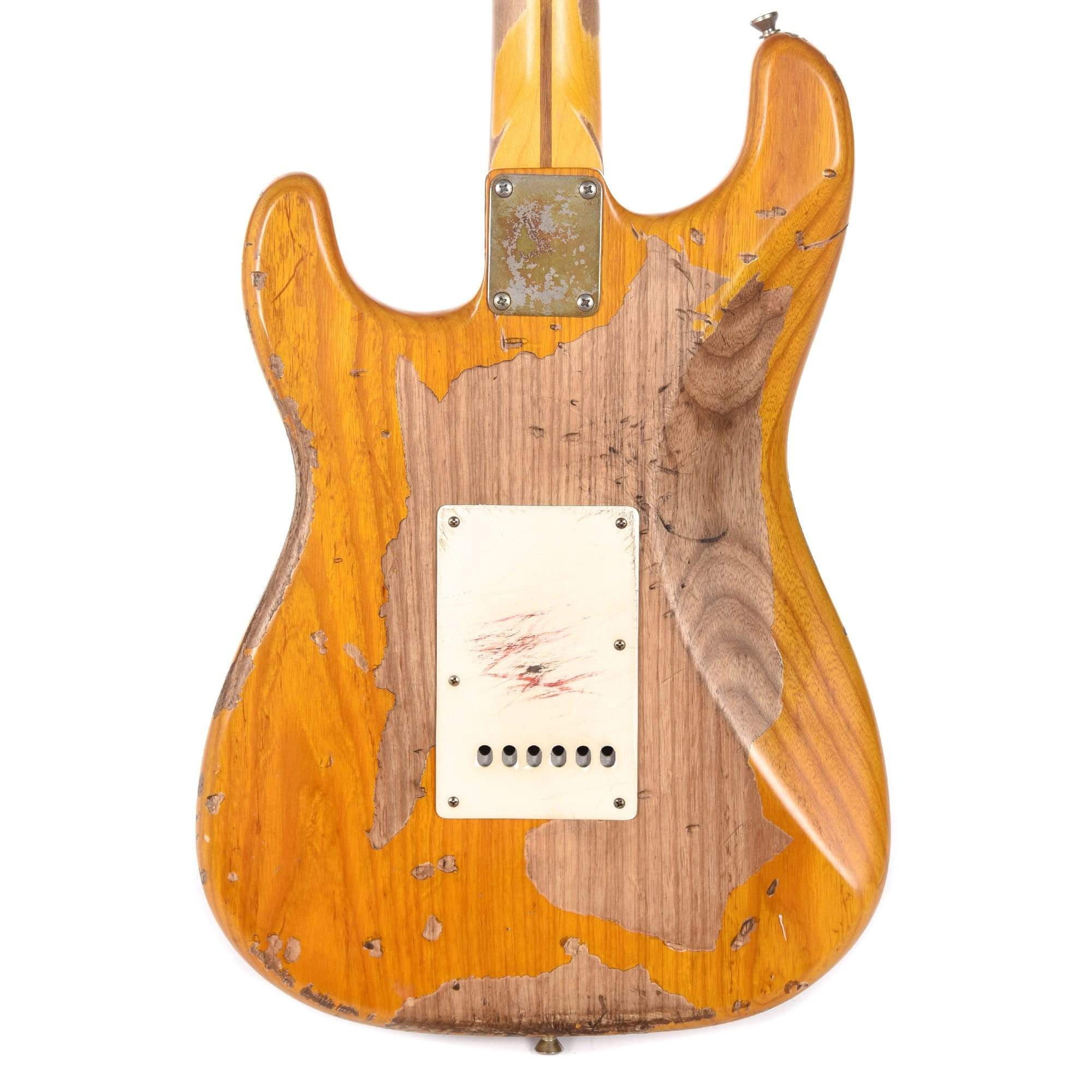 Nash S-57 Ash Amber Extra Heavy Relic w/1-Ply White Pickguard & Lollar Pickups Electric Guitars / Solid Body