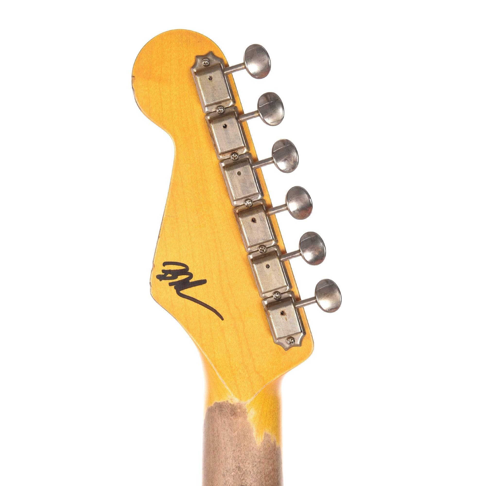 Nash S-57 Ash Amber Extra Heavy Relic w/1-Ply White Pickguard & Lollar Pickups Electric Guitars / Solid Body