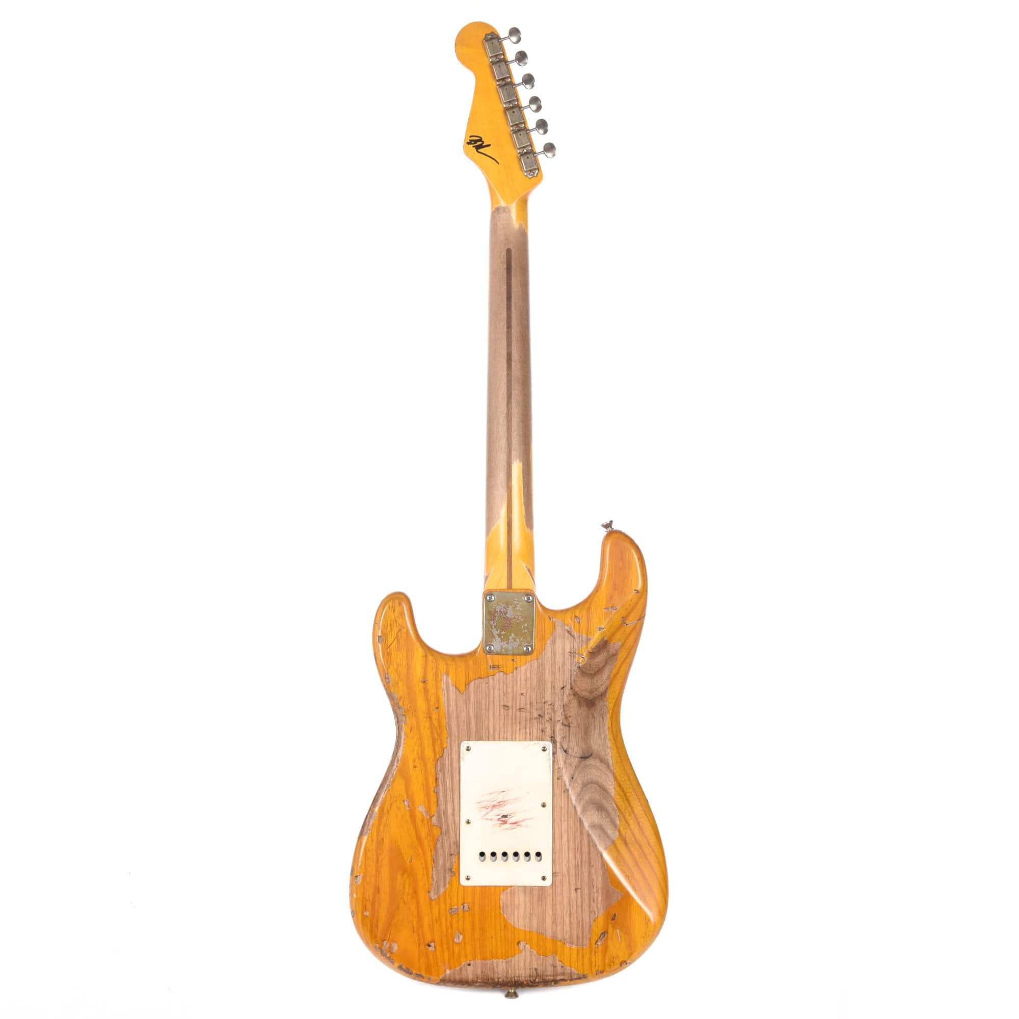 Nash S-57 Ash Amber Extra Heavy Relic w/1-Ply White Pickguard & Lollar Pickups Electric Guitars / Solid Body