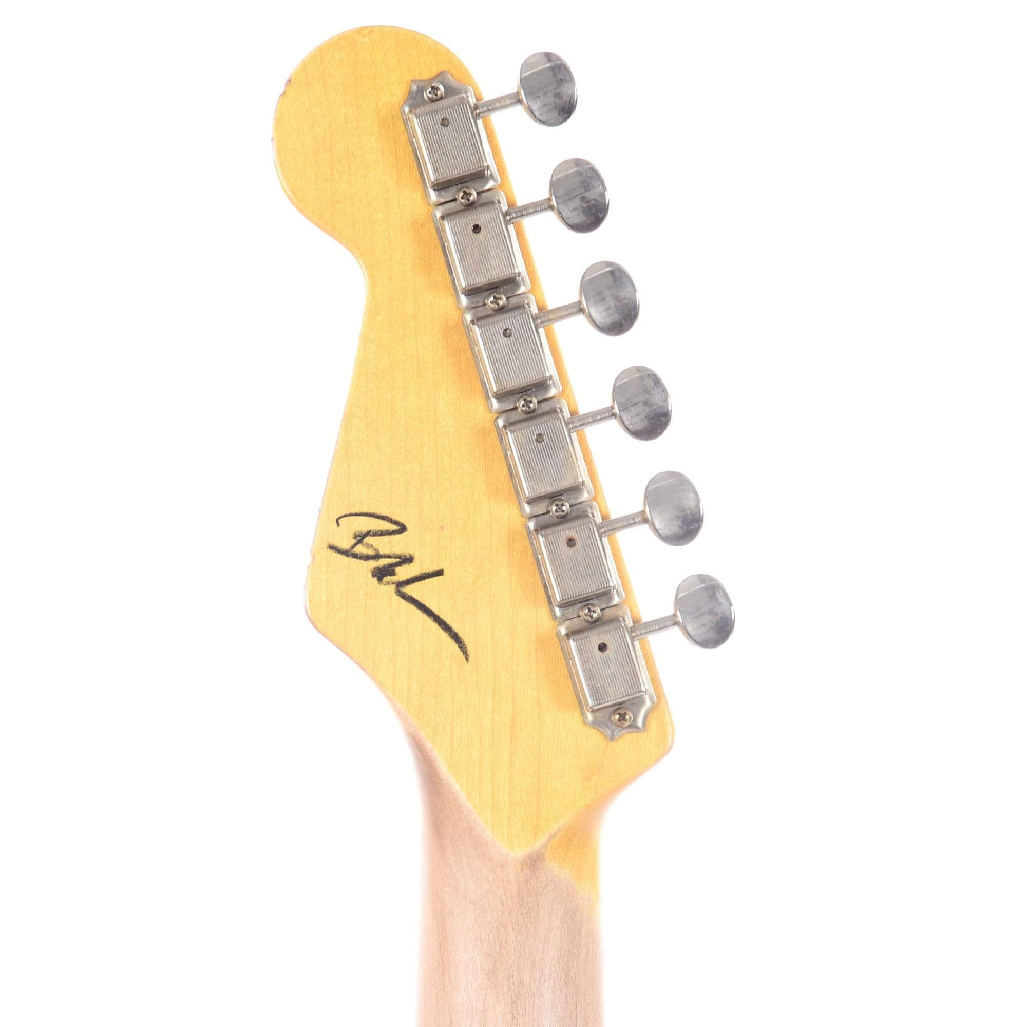 Nash S-57 Black Heavy Relic w/4-Ply Tortoise Pickguard & Lollar Pickups Electric Guitars / Solid Body