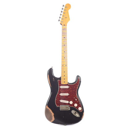 Nash S-57 Black Heavy Relic w/4-Ply Tortoise Pickguard & Lollar Pickups Electric Guitars / Solid Body