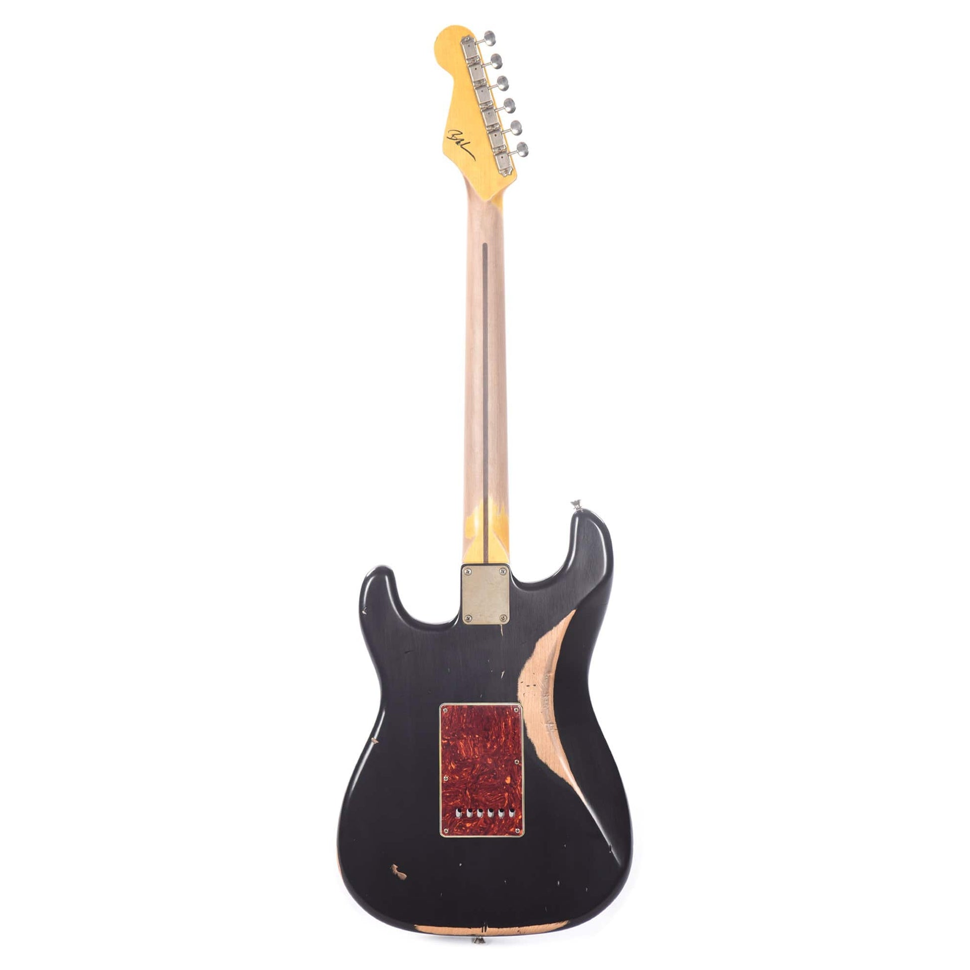 Nash S-57 Black Heavy Relic w/4-Ply Tortoise Pickguard & Lollar Pickups Electric Guitars / Solid Body