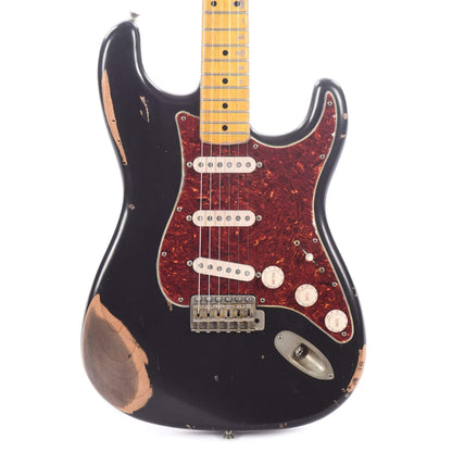 Nash S-57 Black Heavy Relic w/4-Ply Tortoise Pickguard & Lollar Pickups Electric Guitars / Solid Body
