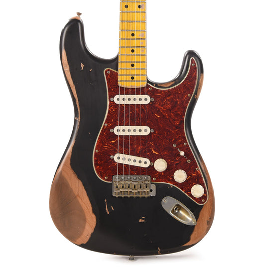 Nash S-57 Black Heavy Relic w/4-Ply Tortoise Pickguard & Lollar Pickups (Serial #CHI575) Electric Guitars / Solid Body