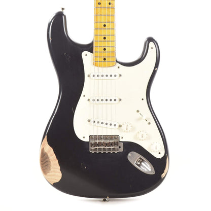 Nash S-57 Black Medium Relic w/1-Ply White Pickguard & Lollar Pickups Electric Guitars / Solid Body
