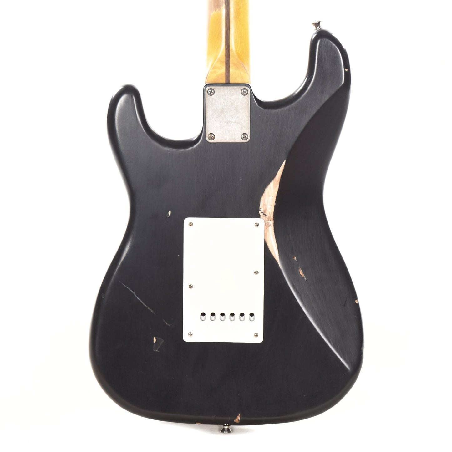 Nash S-57 Black Medium Relic w/1-Ply White Pickguard & Lollar Pickups Electric Guitars / Solid Body