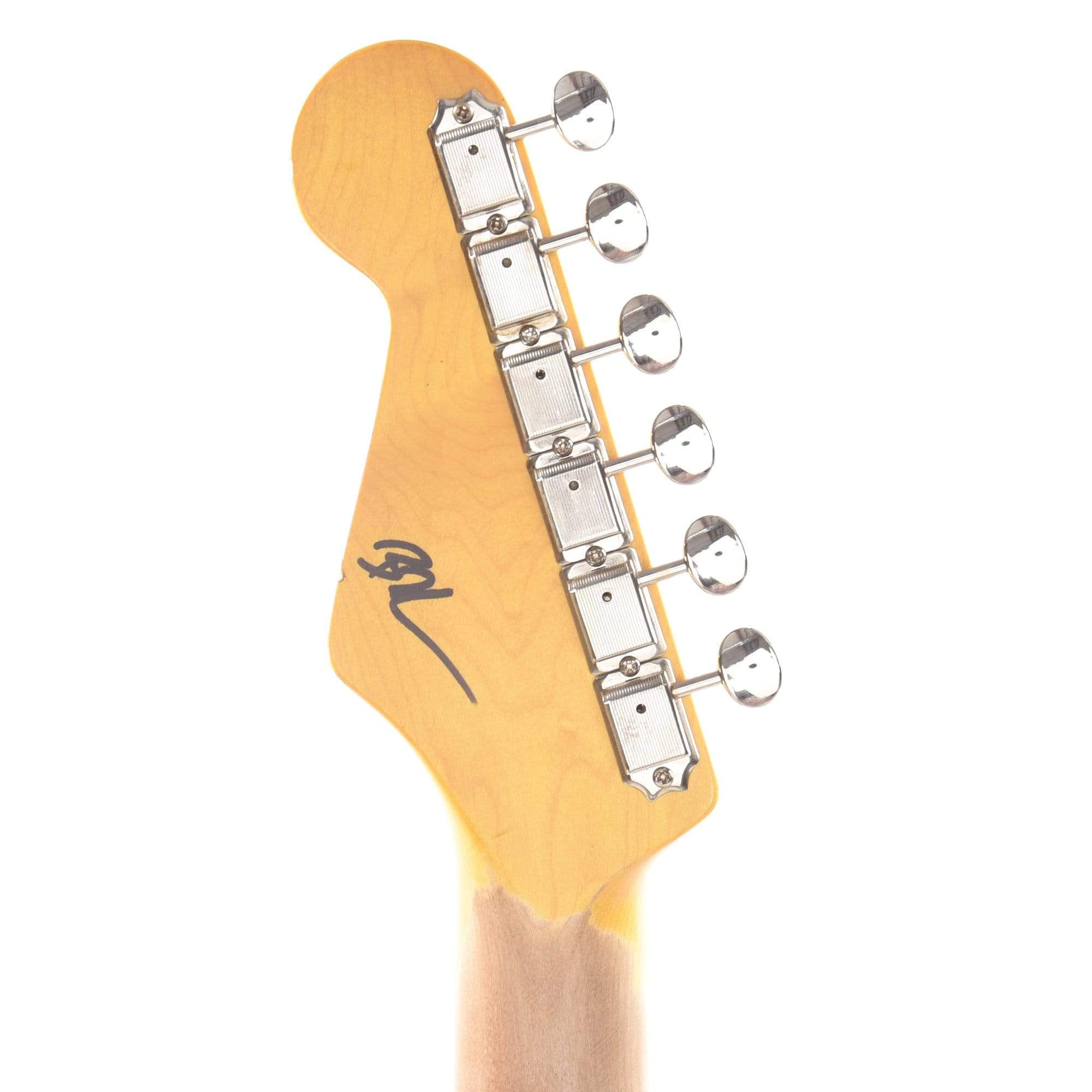 Nash S-57 Black Medium Relic w/1-Ply White Pickguard & Lollar Pickups Electric Guitars / Solid Body