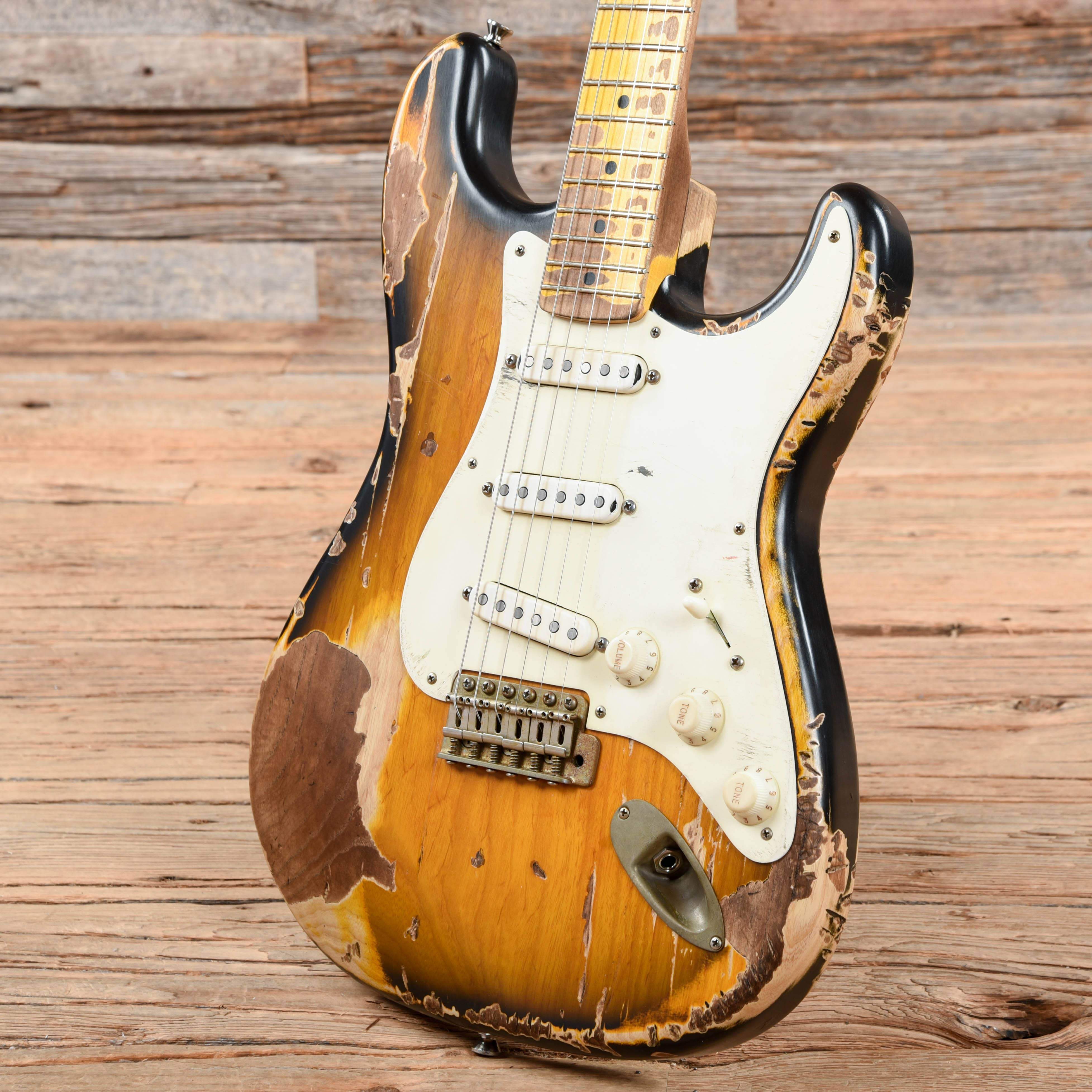 Nash S-57 Heavy Relic Sunburst 2017 Electric Guitars / Solid Body