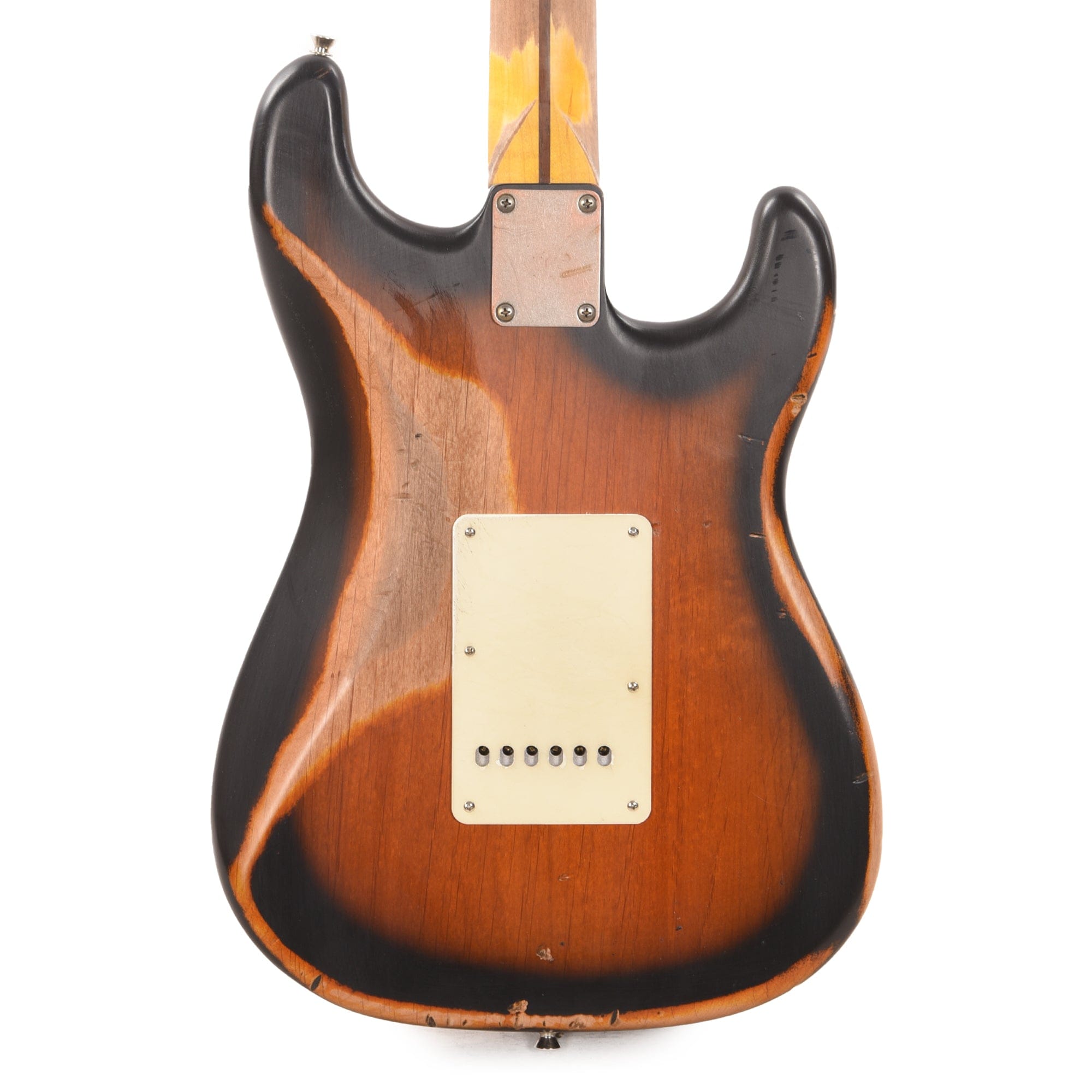 Nash S-57 LEFTY 2-Tone Sunburst Heavy Relic w/1-Ply White Pickguard & Lollar Pickups Electric Guitars / Solid Body