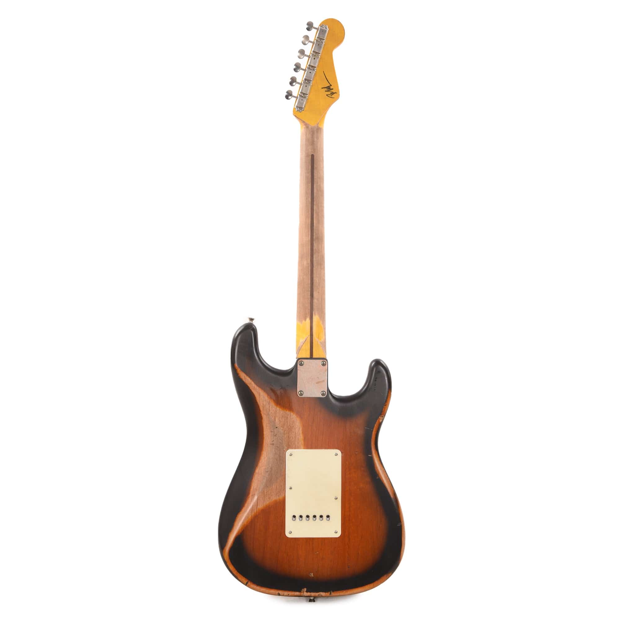 Nash S-57 LEFTY 2-Tone Sunburst Heavy Relic w/1-Ply White Pickguard & Lollar Pickups Electric Guitars / Solid Body