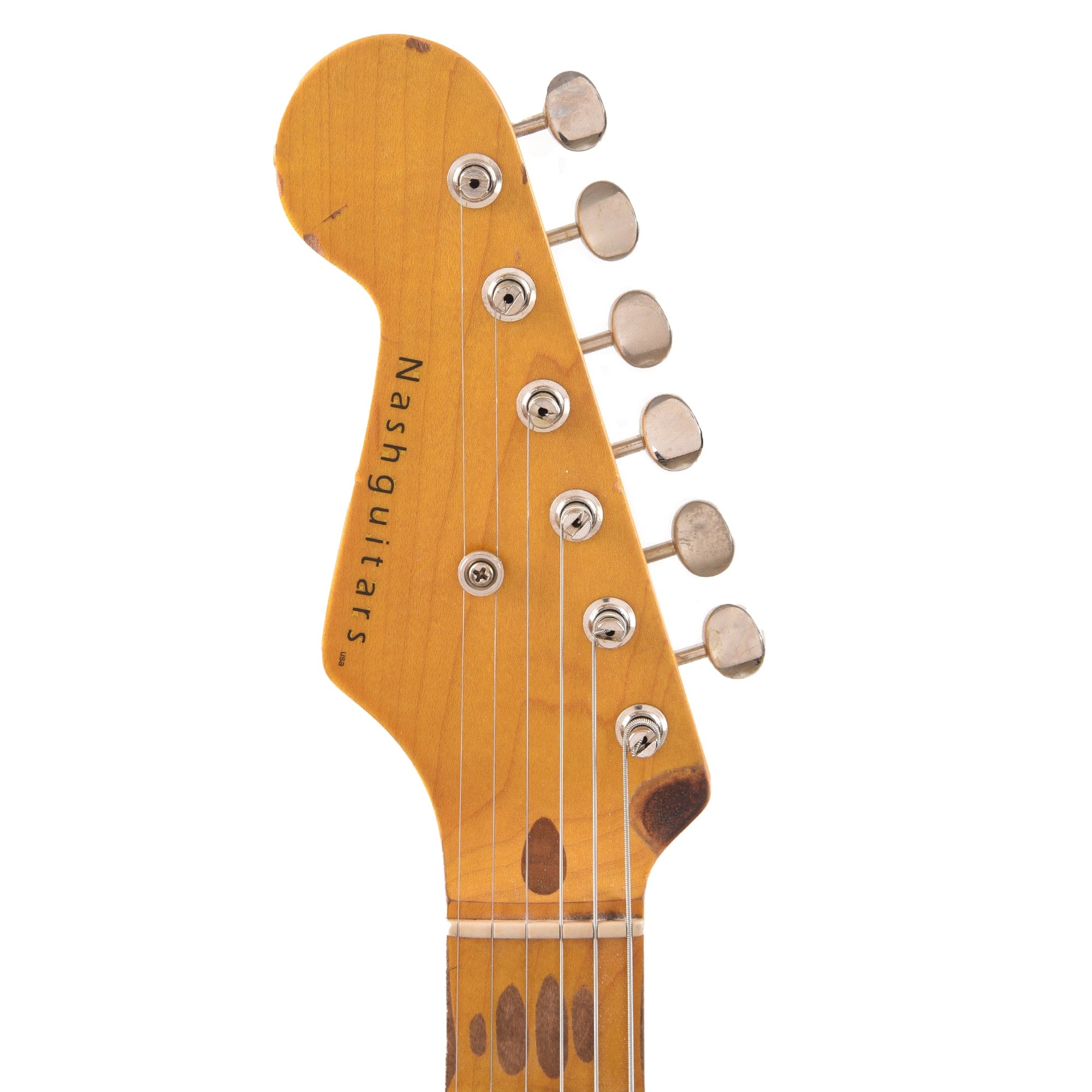 Nash S-57 LEFTY 2-Tone Sunburst Heavy Relic w/1-Ply White Pickguard & Lollar Pickups Electric Guitars / Solid Body