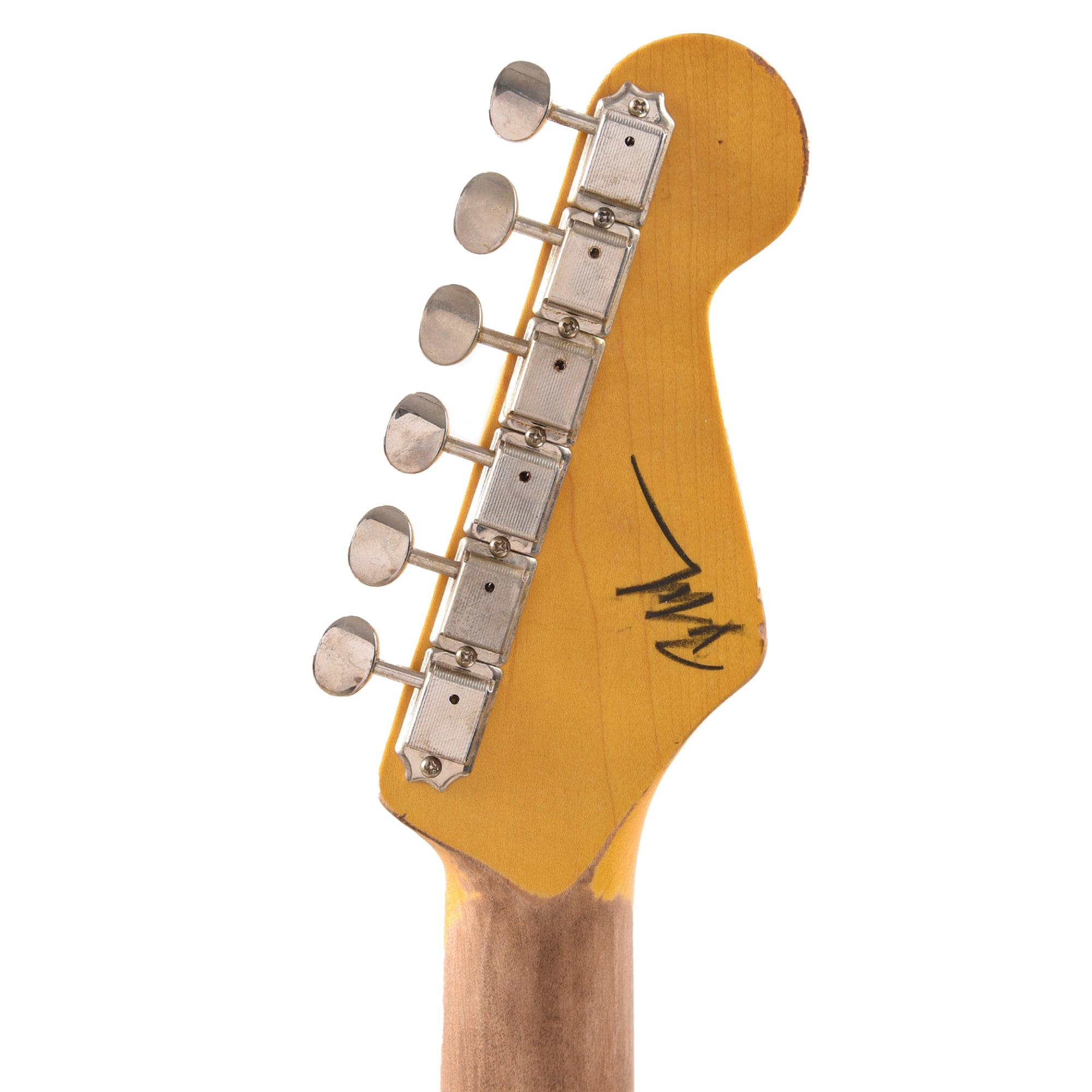 Nash S-57 LEFTY 2-Tone Sunburst Heavy Relic w/1-Ply White Pickguard & Lollar Pickups Electric Guitars / Solid Body