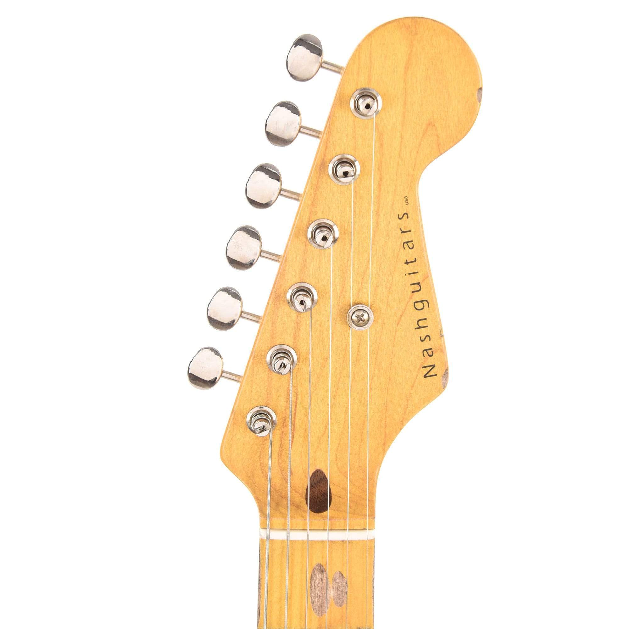 Nash S-57 Sonic Blue Medium Relic w/3-Ply White Pickguard & Lollar Pickups Electric Guitars / Solid Body