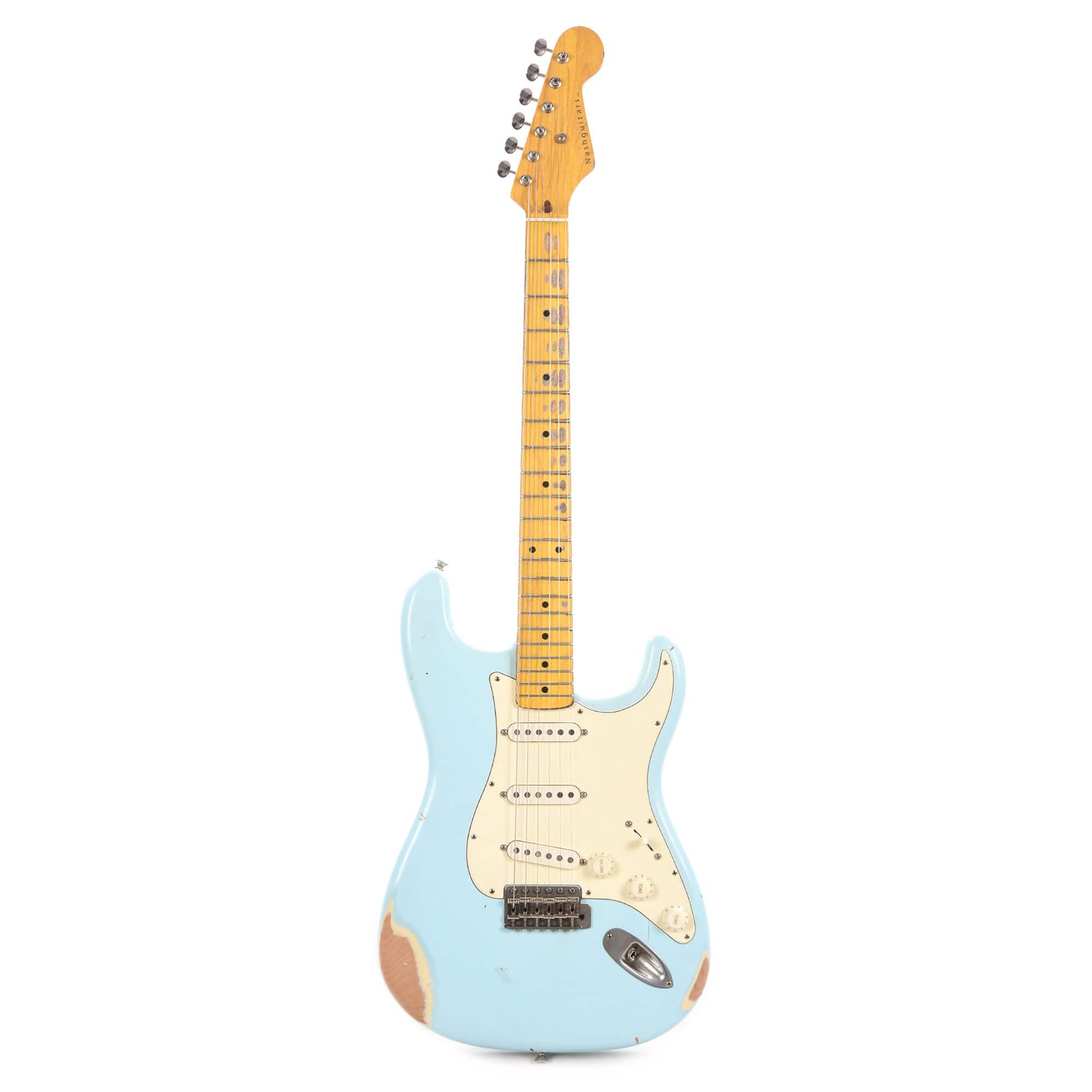 Nash S-57 Sonic Blue Medium Relic w/3-Ply White Pickguard & Lollar Pickups Electric Guitars / Solid Body