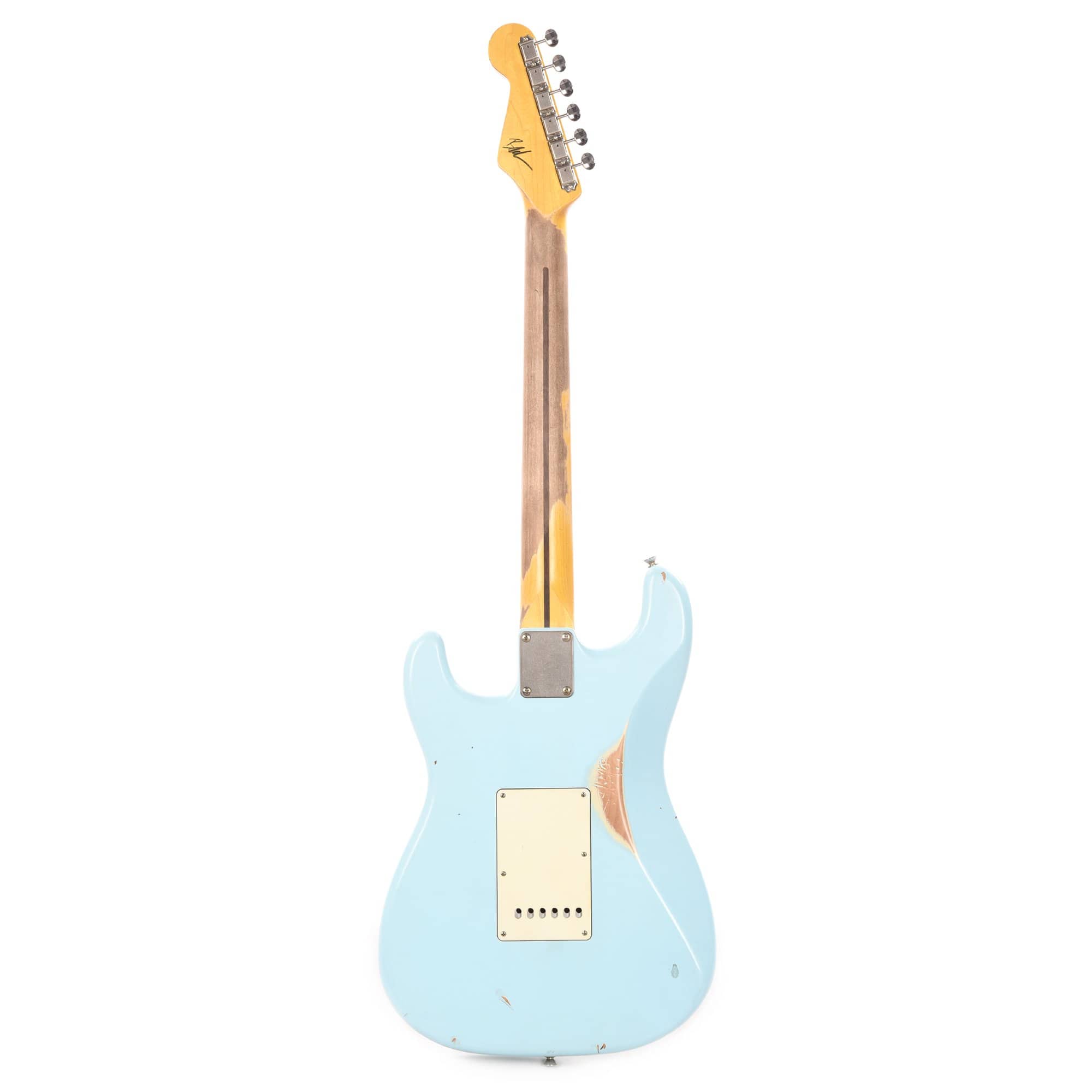 Nash S-57 Sonic Blue Medium Relic w/3-Ply White Pickguard & Lollar Pickups Electric Guitars / Solid Body