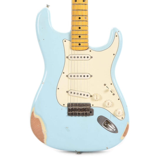 Nash S-57 Sonic Blue Medium Relic w/3-Ply White Pickguard & Lollar Pickups Electric Guitars / Solid Body