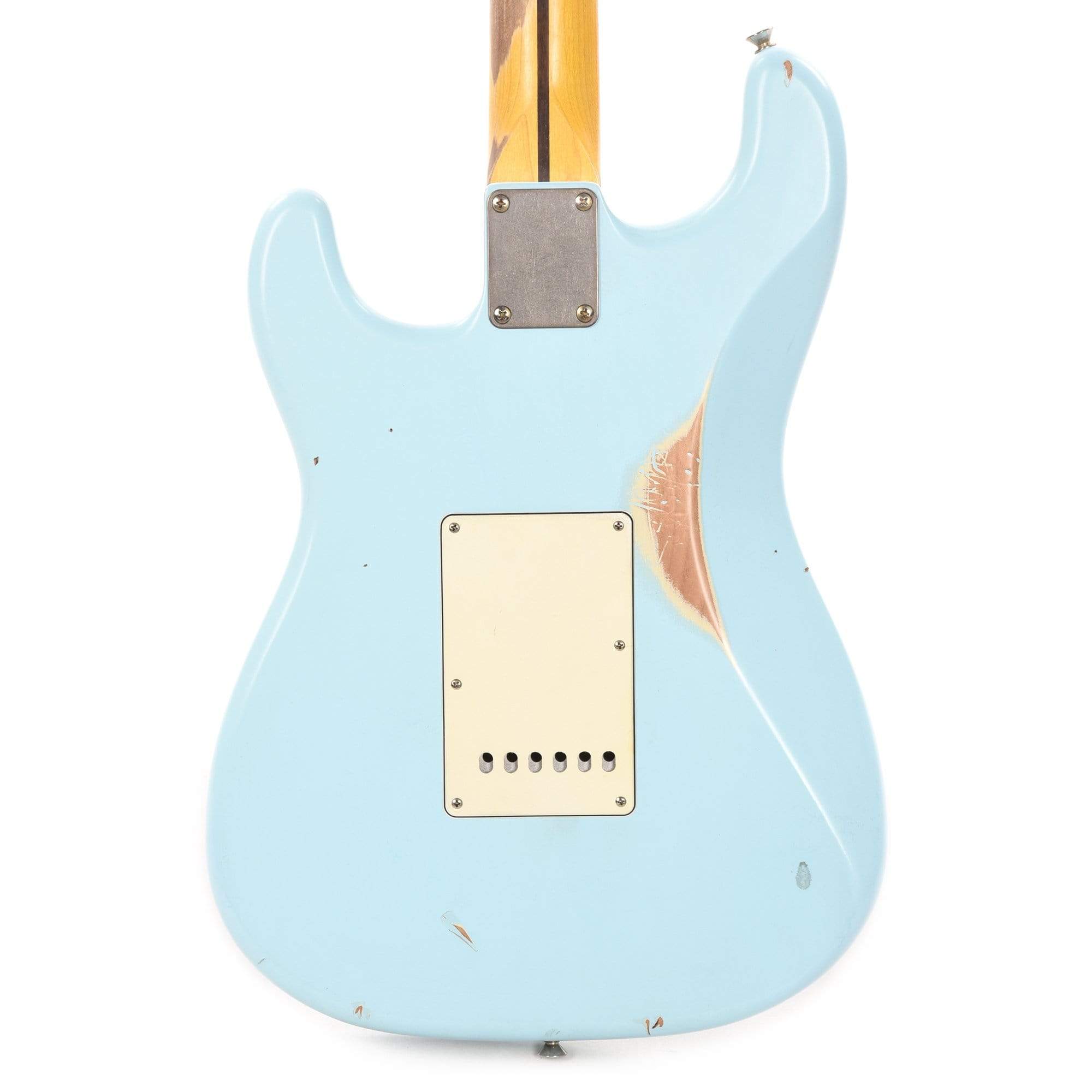 Nash S-57 Sonic Blue Medium Relic w/3-Ply White Pickguard & Lollar Pickups Electric Guitars / Solid Body