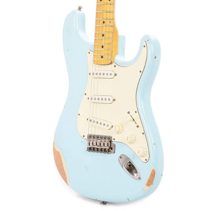 Nash S-57 Sonic Blue Medium Relic w/3-Ply White Pickguard & Lollar Pickups Electric Guitars / Solid Body