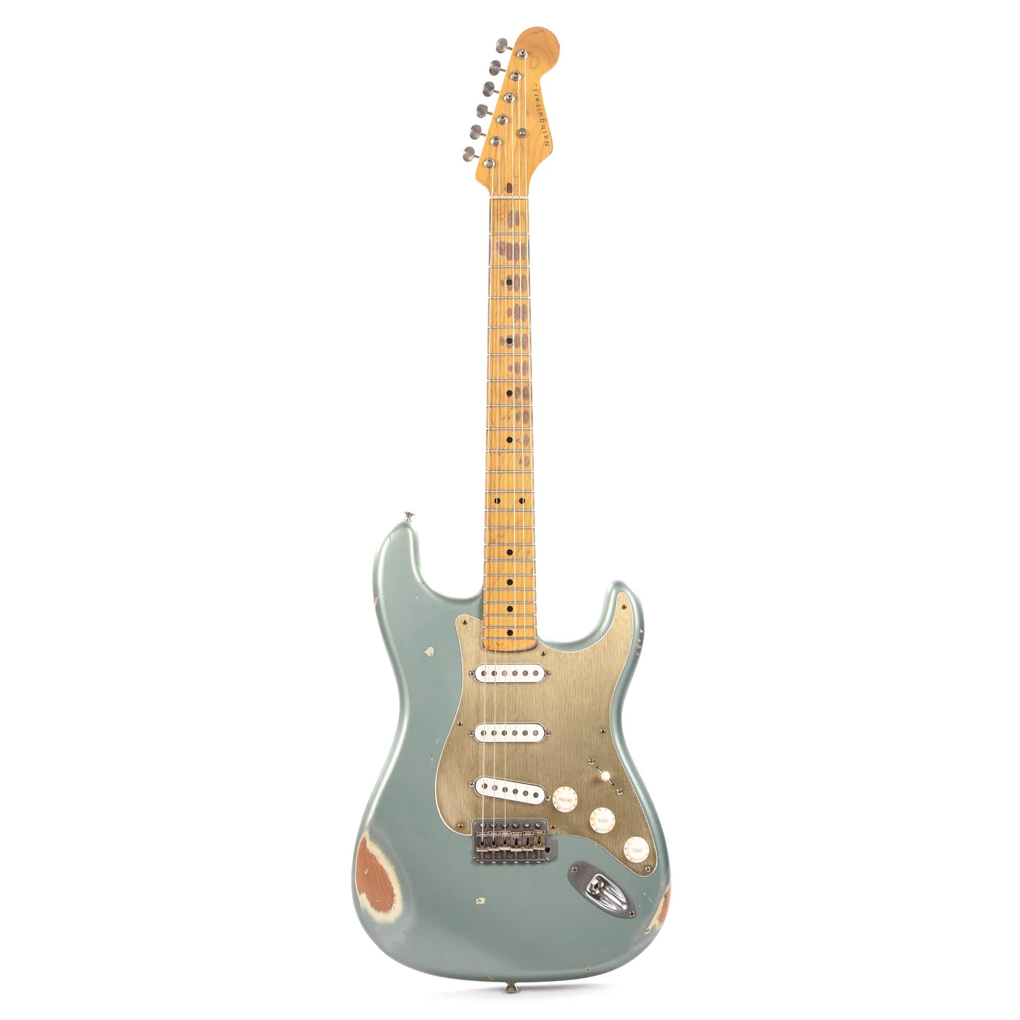 Nash S-57 Teal Green Metallic Medium Relic w/Anodized Gold Pickguard & Lollar Pickups Electric Guitars / Solid Body