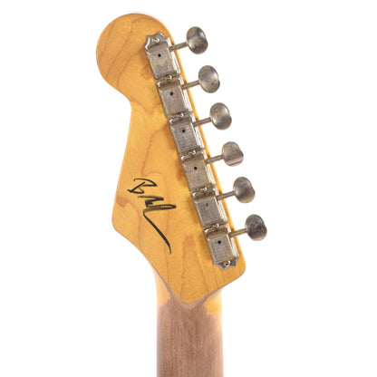 Nash S-57 Teal Green Metallic Medium Relic w/Anodized Gold Pickguard & Lollar Pickups Electric Guitars / Solid Body